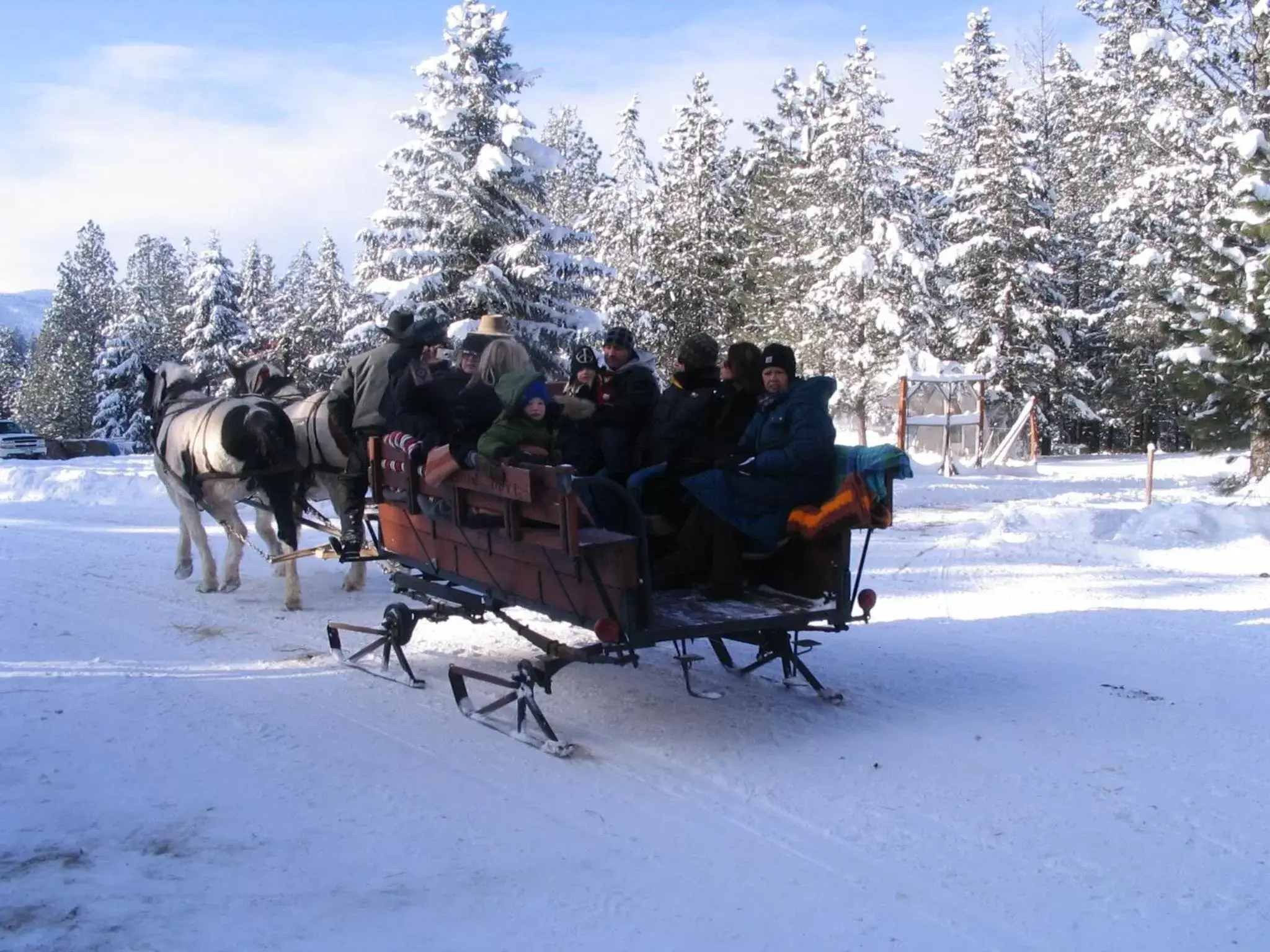 Winter in Lonesome Dove Ranch