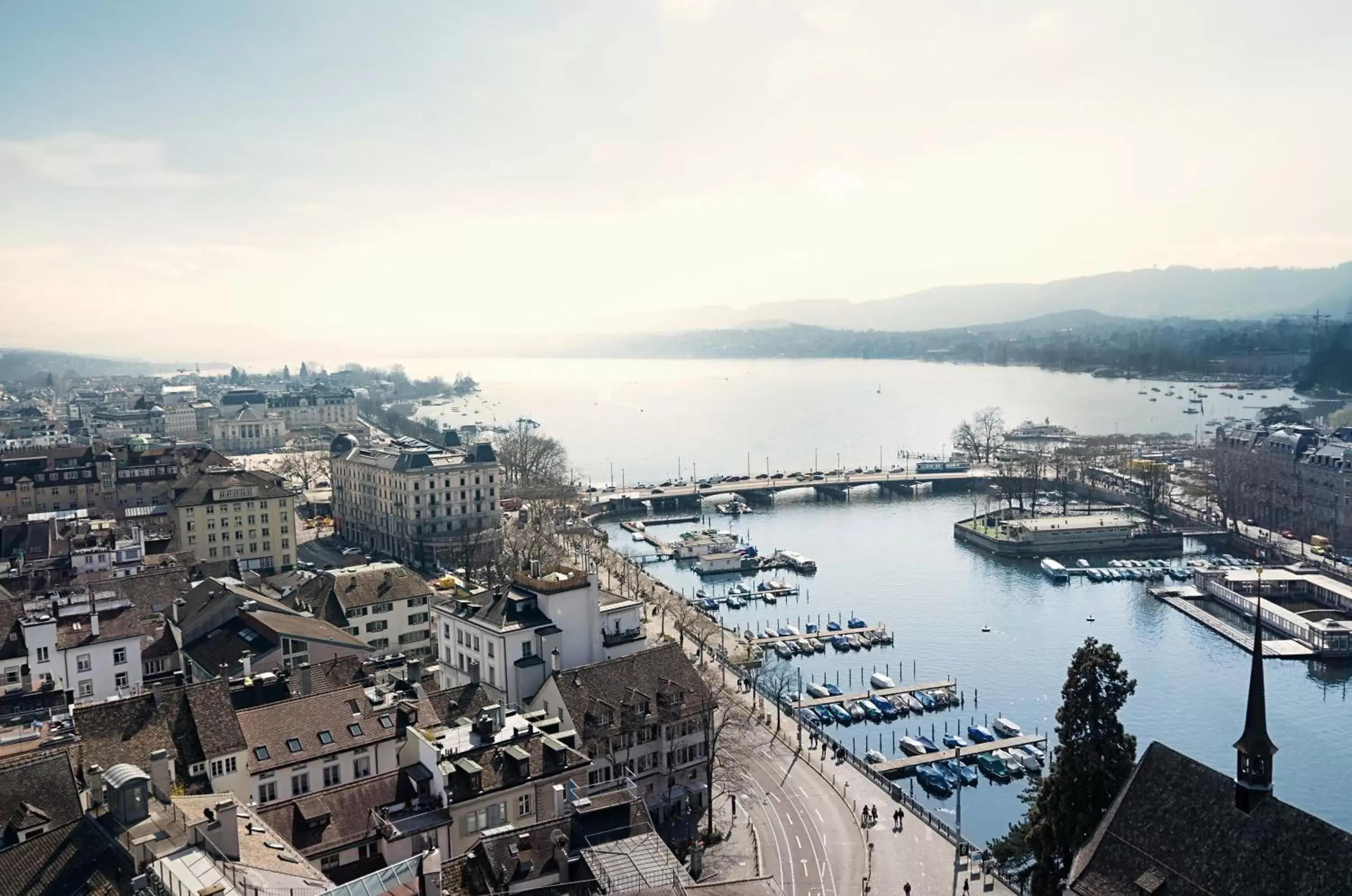 City view, Bird's-eye View in Marktgasse Hotel