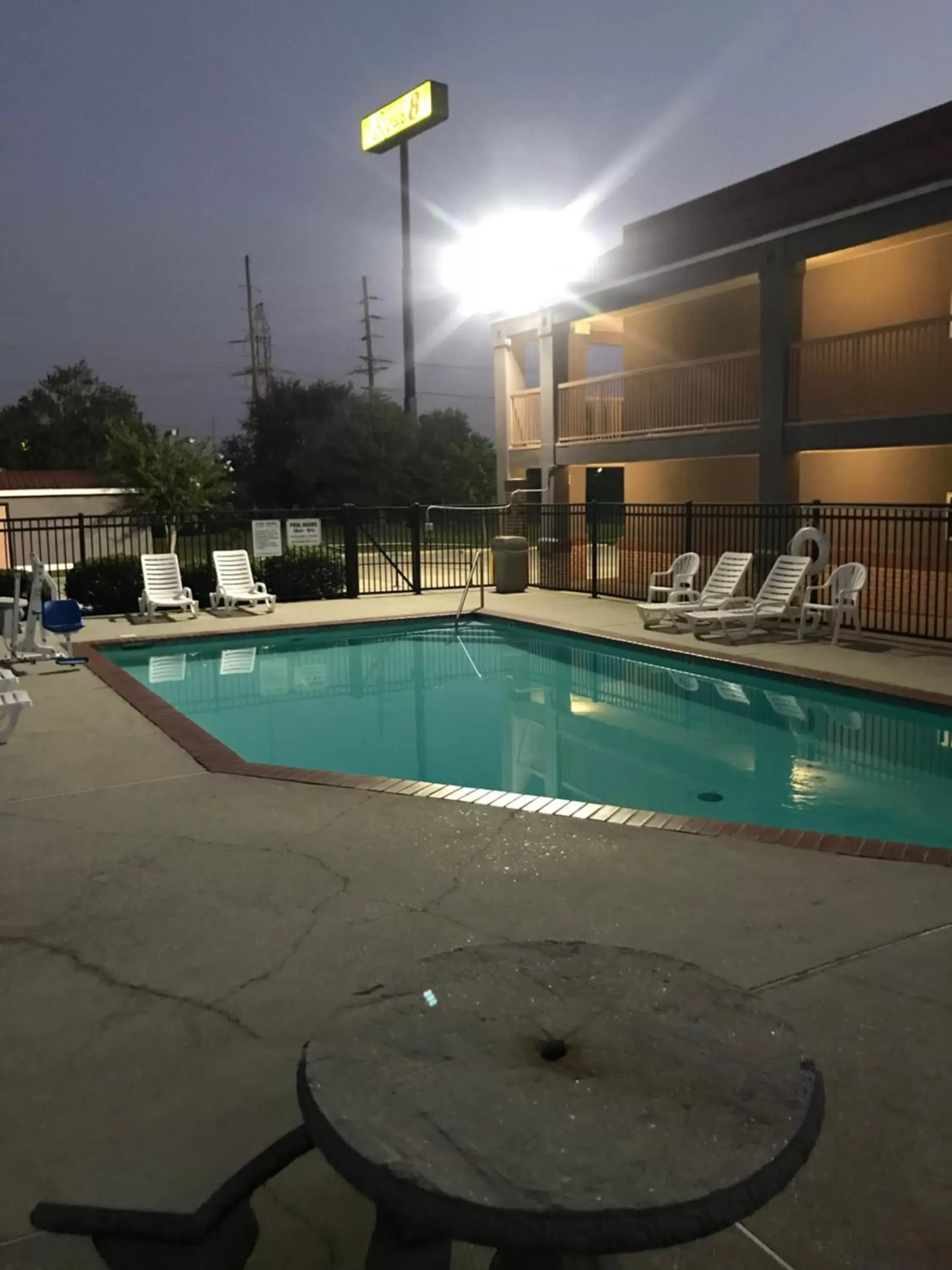 Swimming pool in Super 8 by Wyndham Slidell