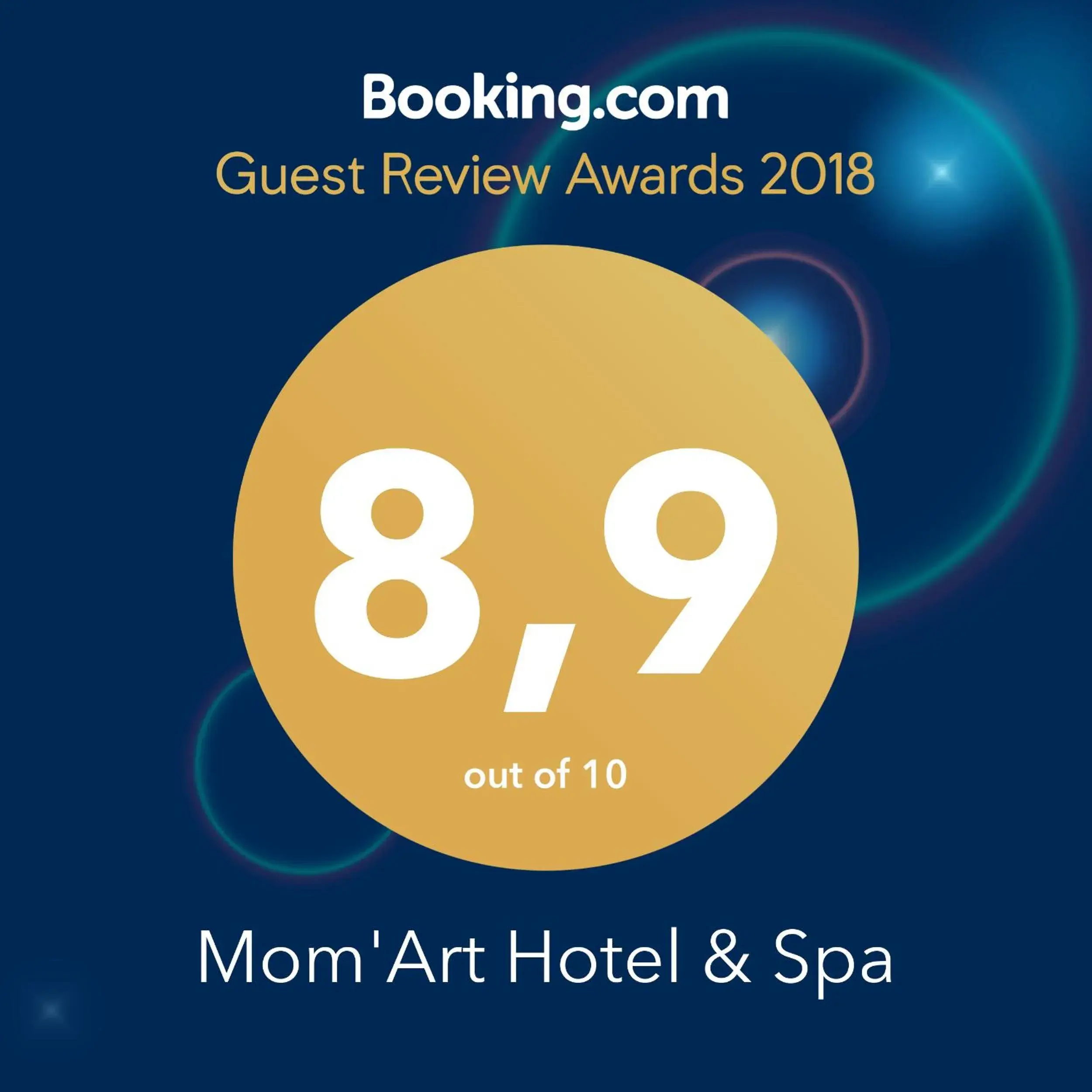 Certificate/Award in Mom'Art Hotel