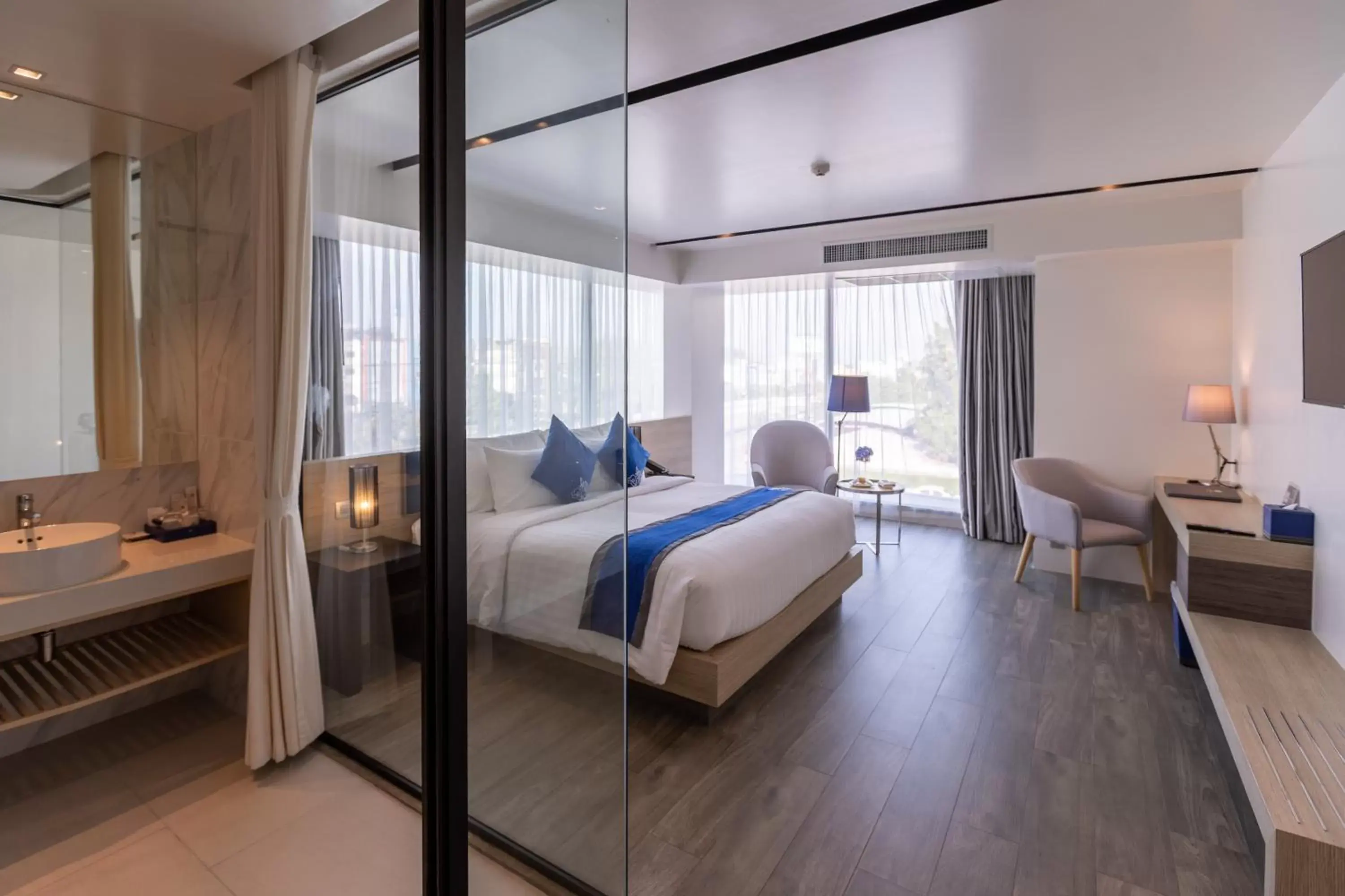 Photo of the whole room, Bed in Wintree City Resort Chiang Mai Photo of the whole room, Bed in Wintree City Resort Chiang Mai