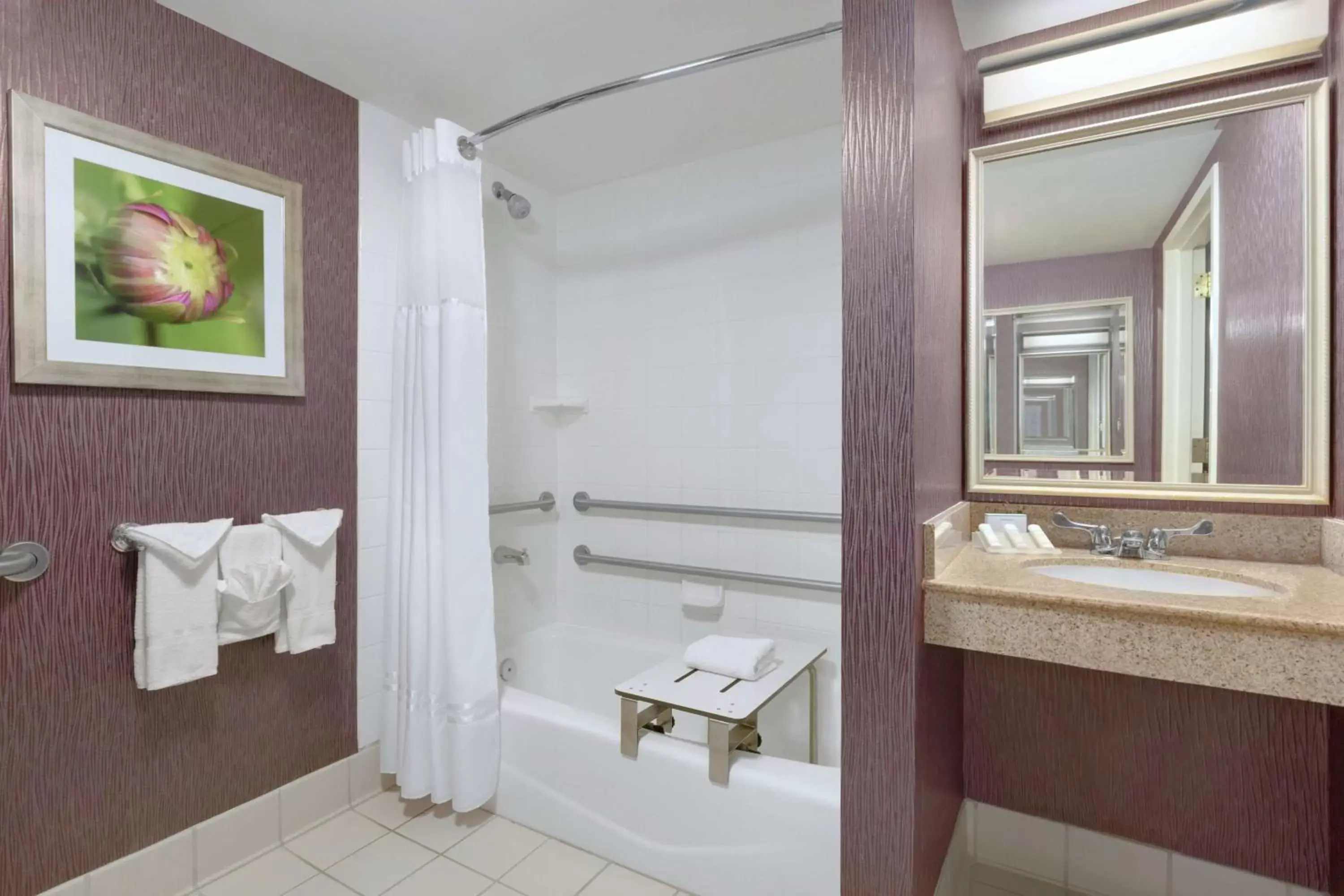 Bathroom in Hilton Garden Inn Springfield, MA