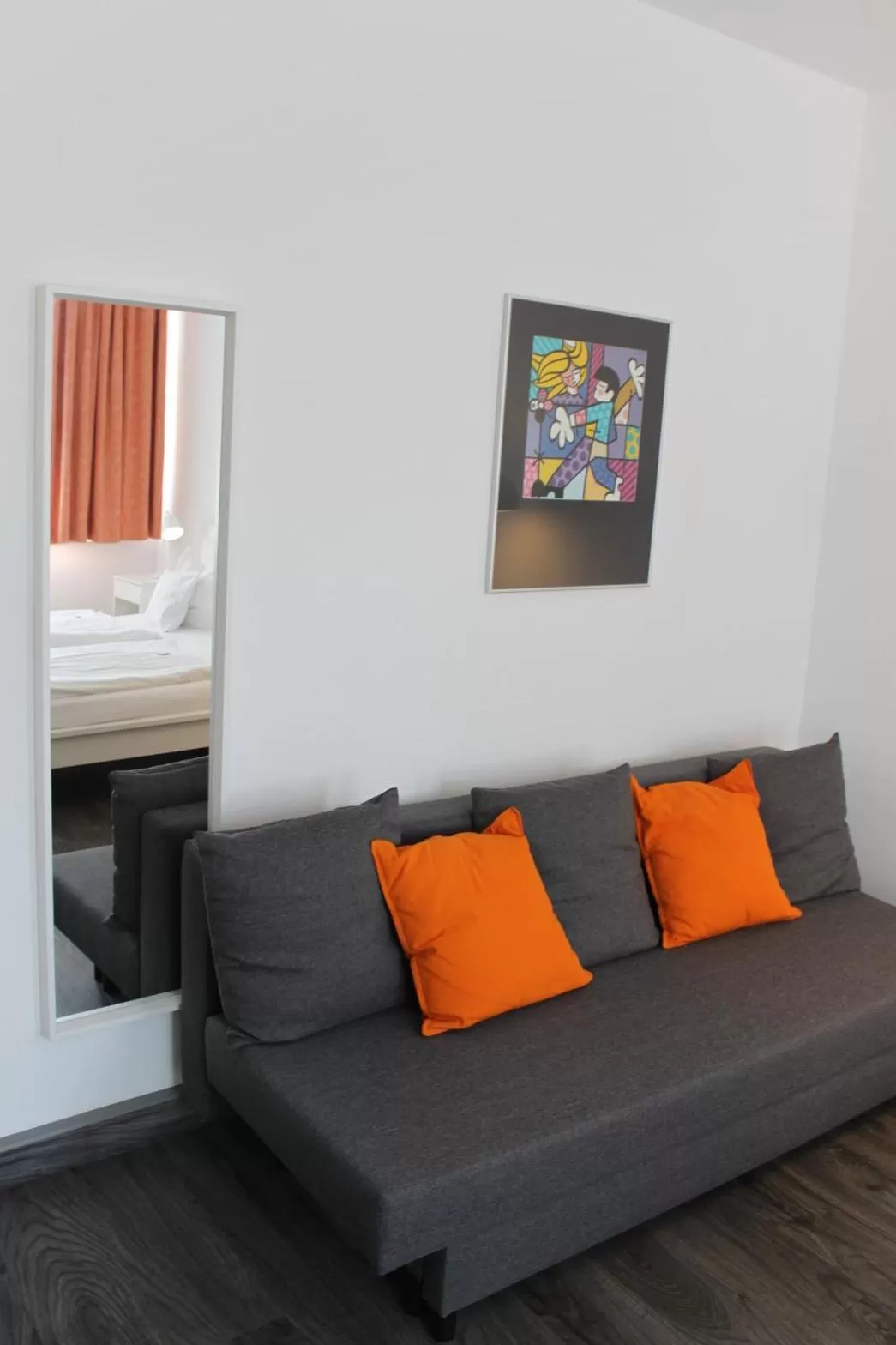 Photo of the whole room, Bed in Hotel Am Römerwall