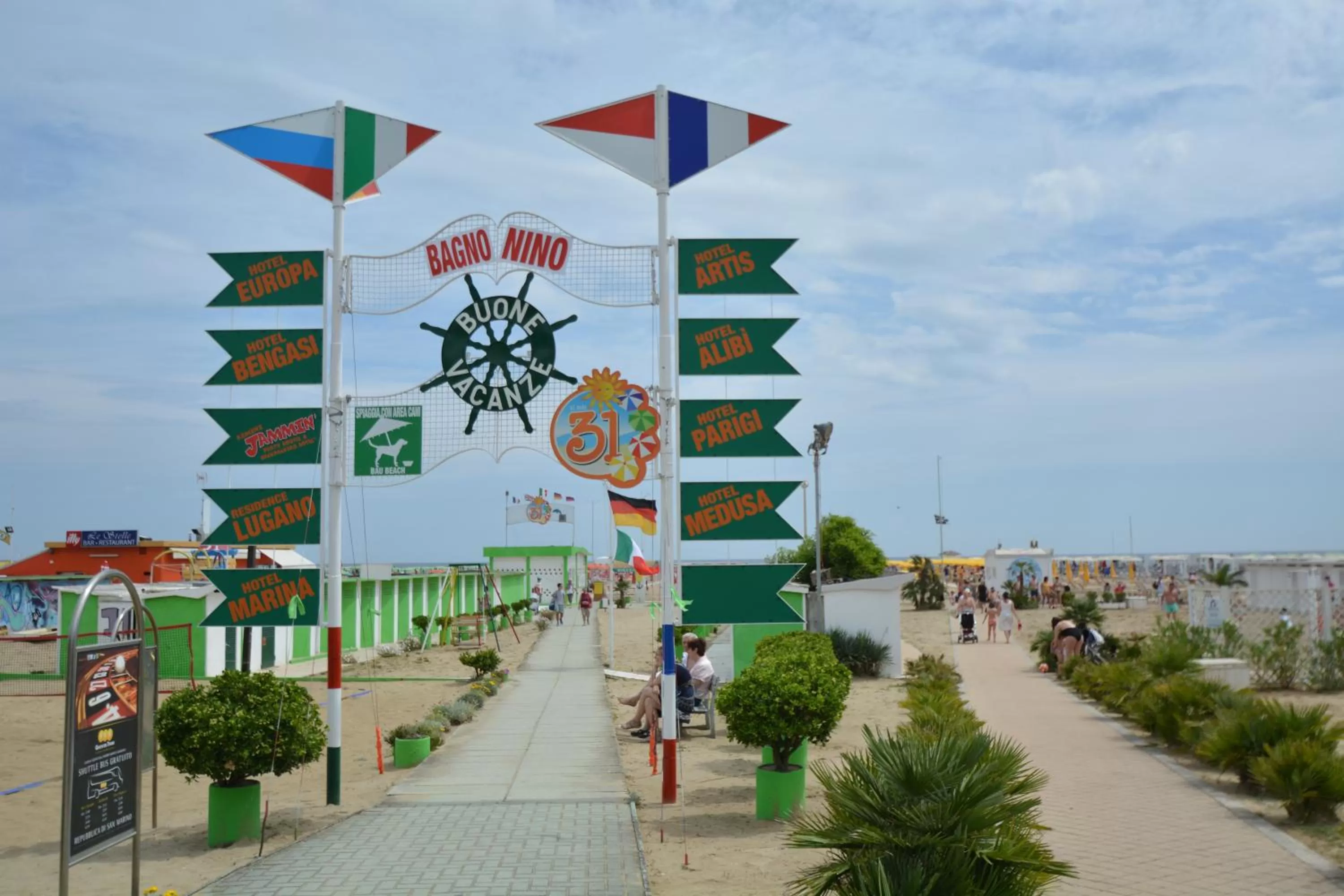 Beach in Hotel Europa