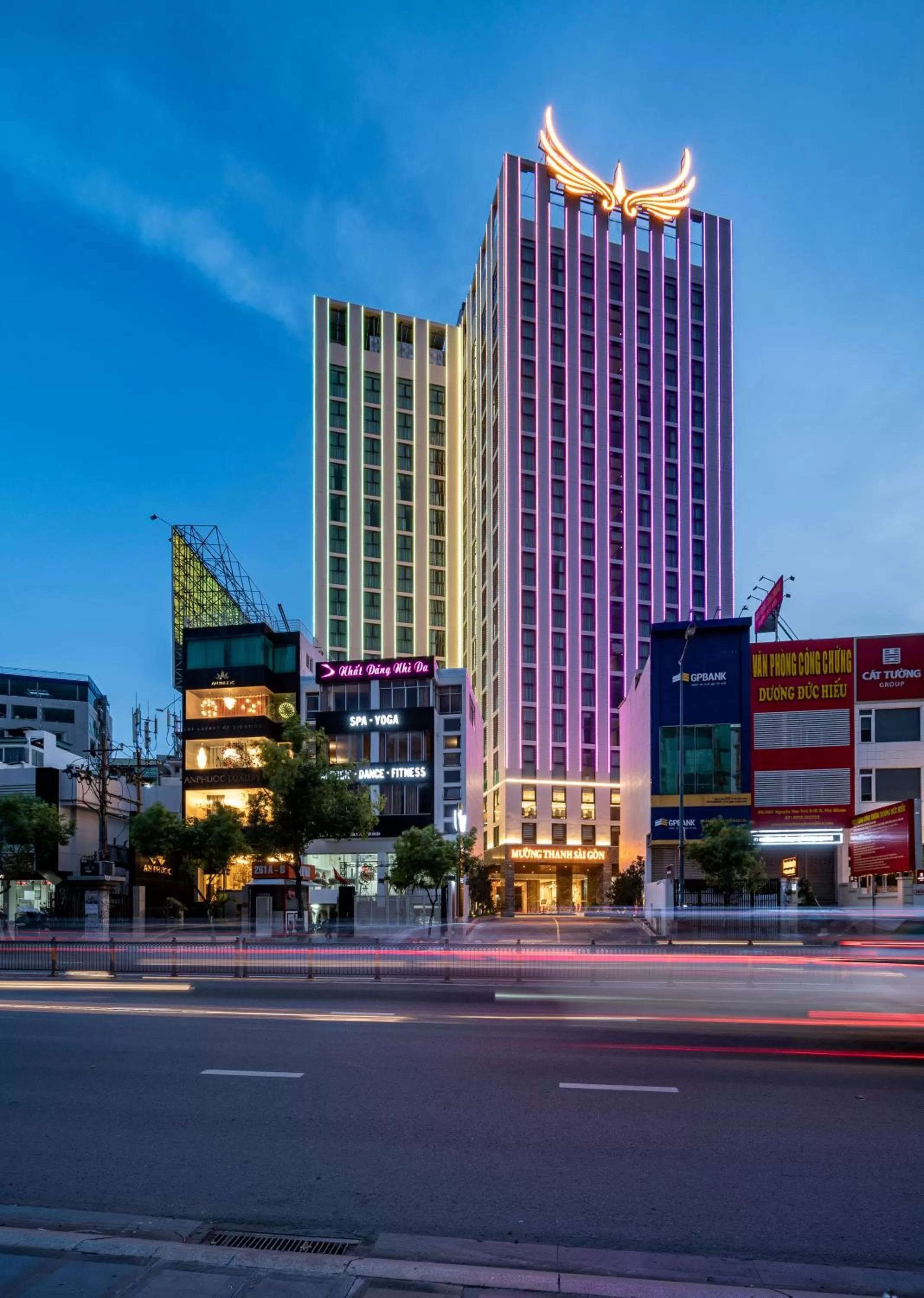 Facade/entrance in Muong Thanh Luxury Saigon Hotel