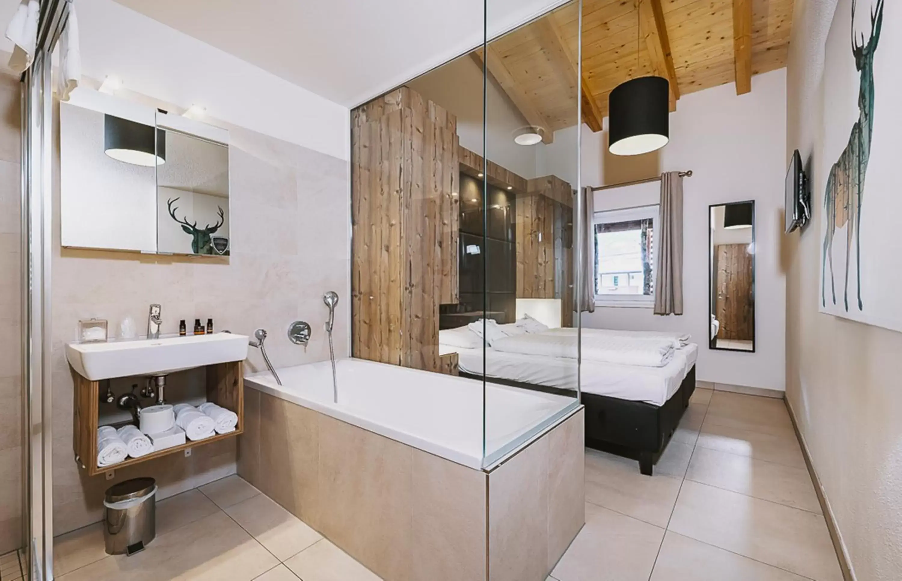 Bathroom in AvenidA Mountain Lodges Kaprun