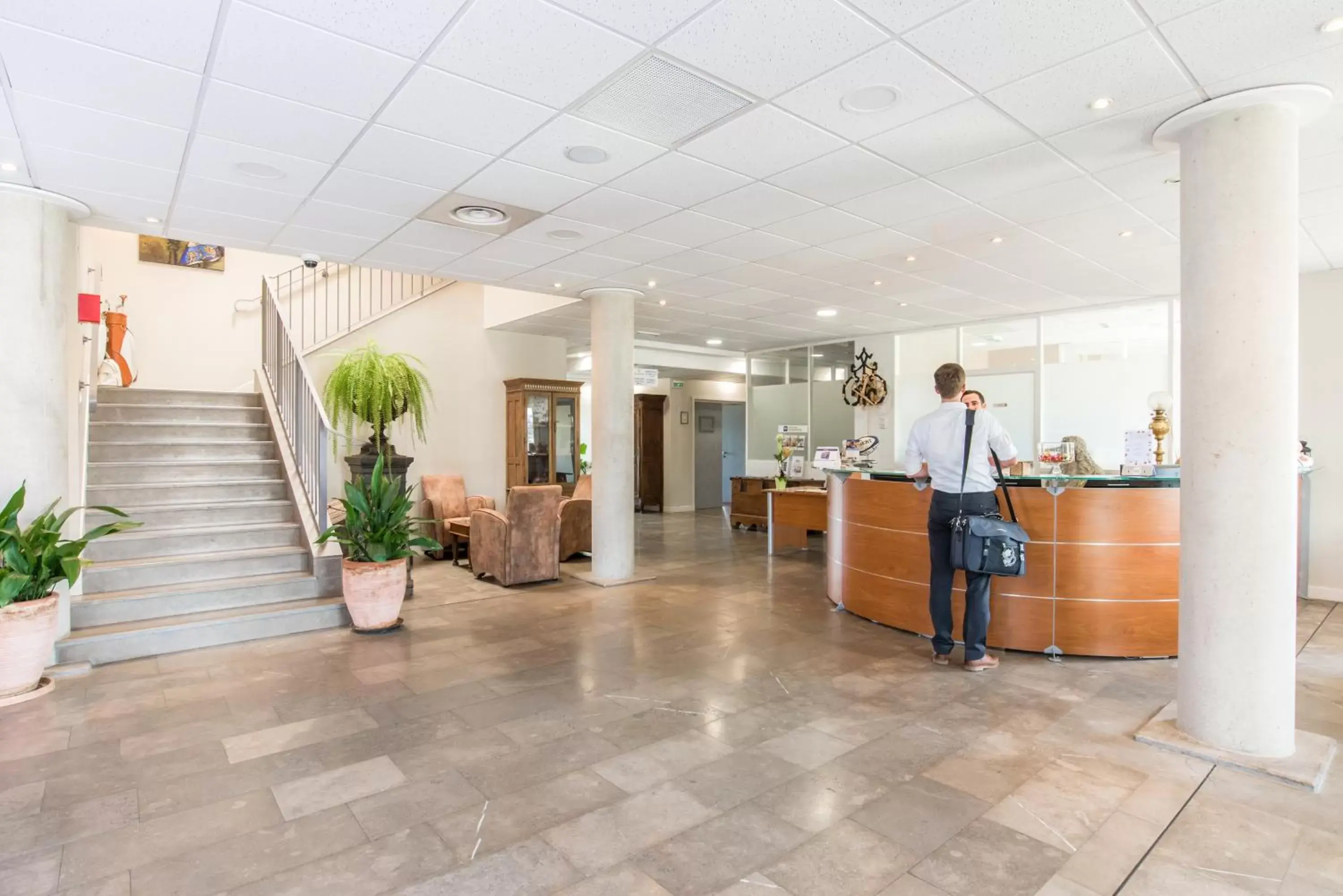 Lobby or reception in Best Western Plus Le Canard sur le Toit Lobby or reception in Best Western Plus Le Canard sur le Toit