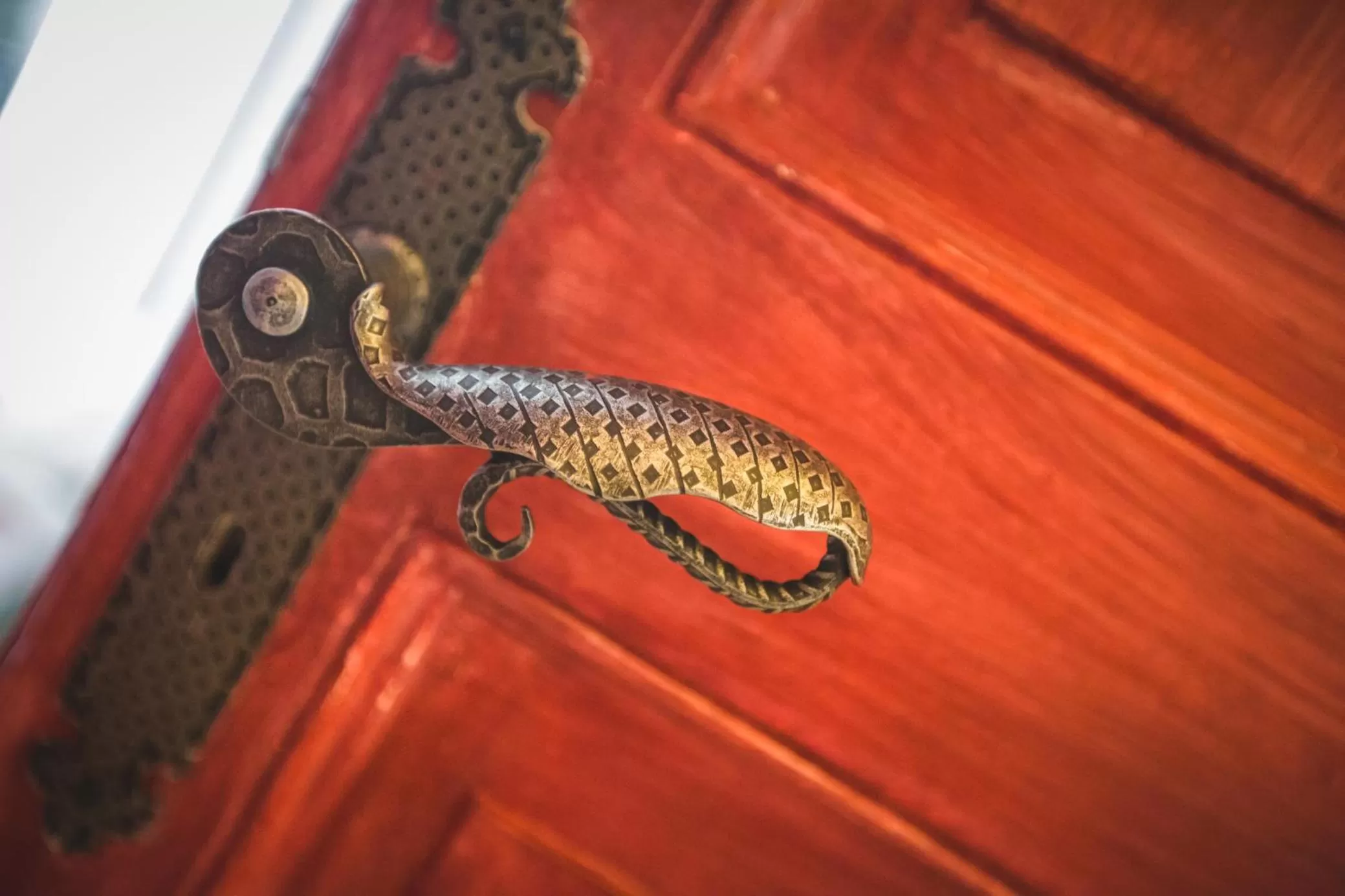 Decorative detail in B&B Le Ferule