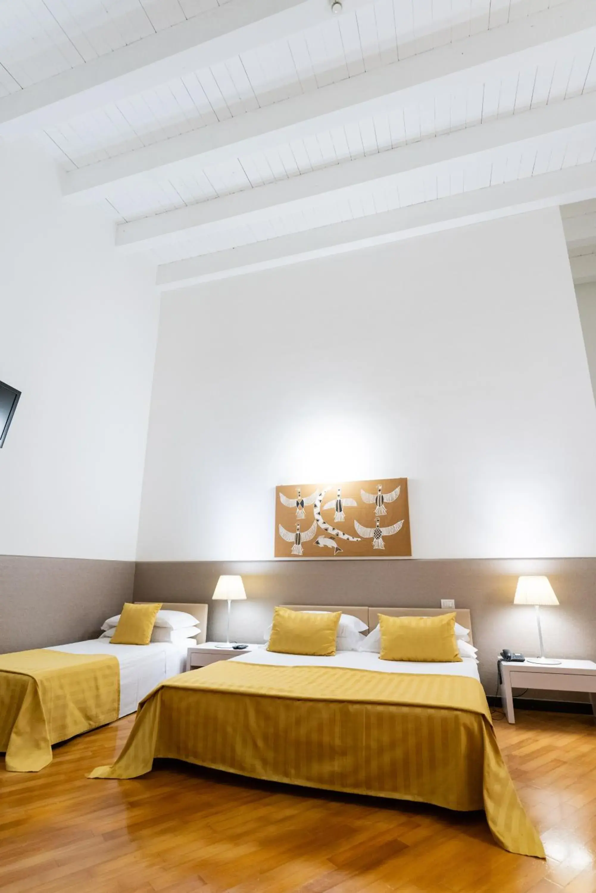 Photo of the whole room, Bed in Palazzo Indelli