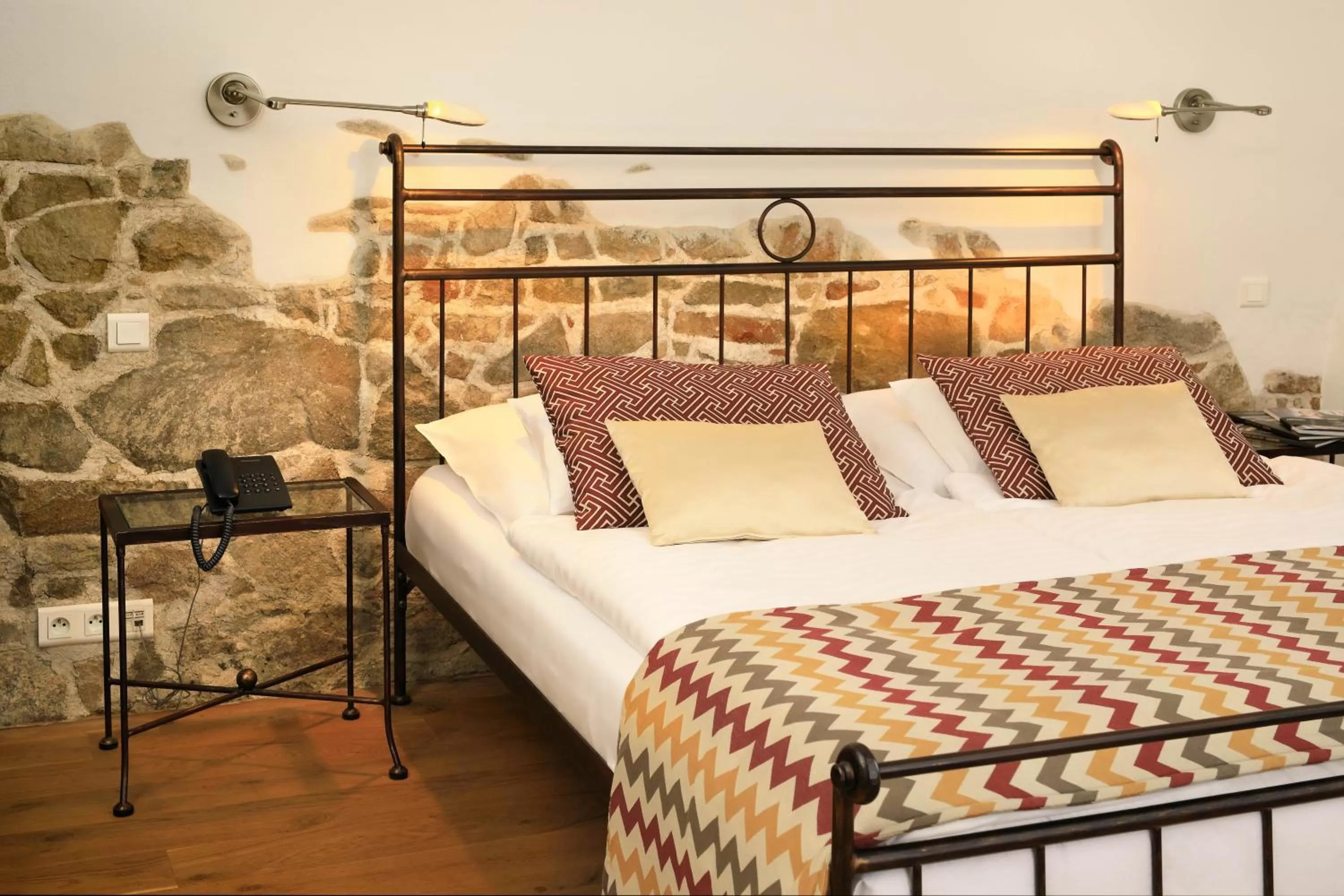 Bed in Bellevue Hotel Benešov