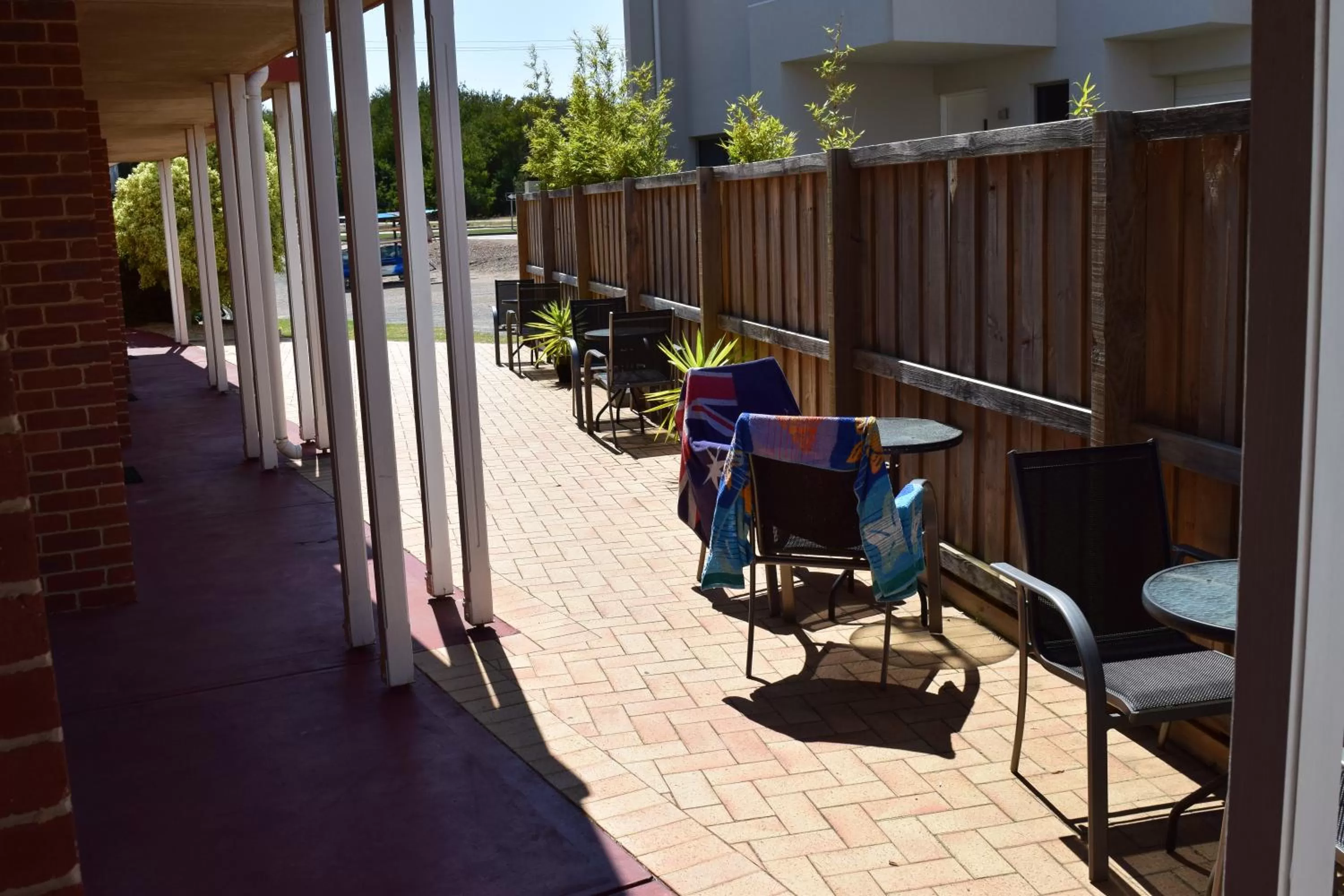Seating area in The Jetty Resort