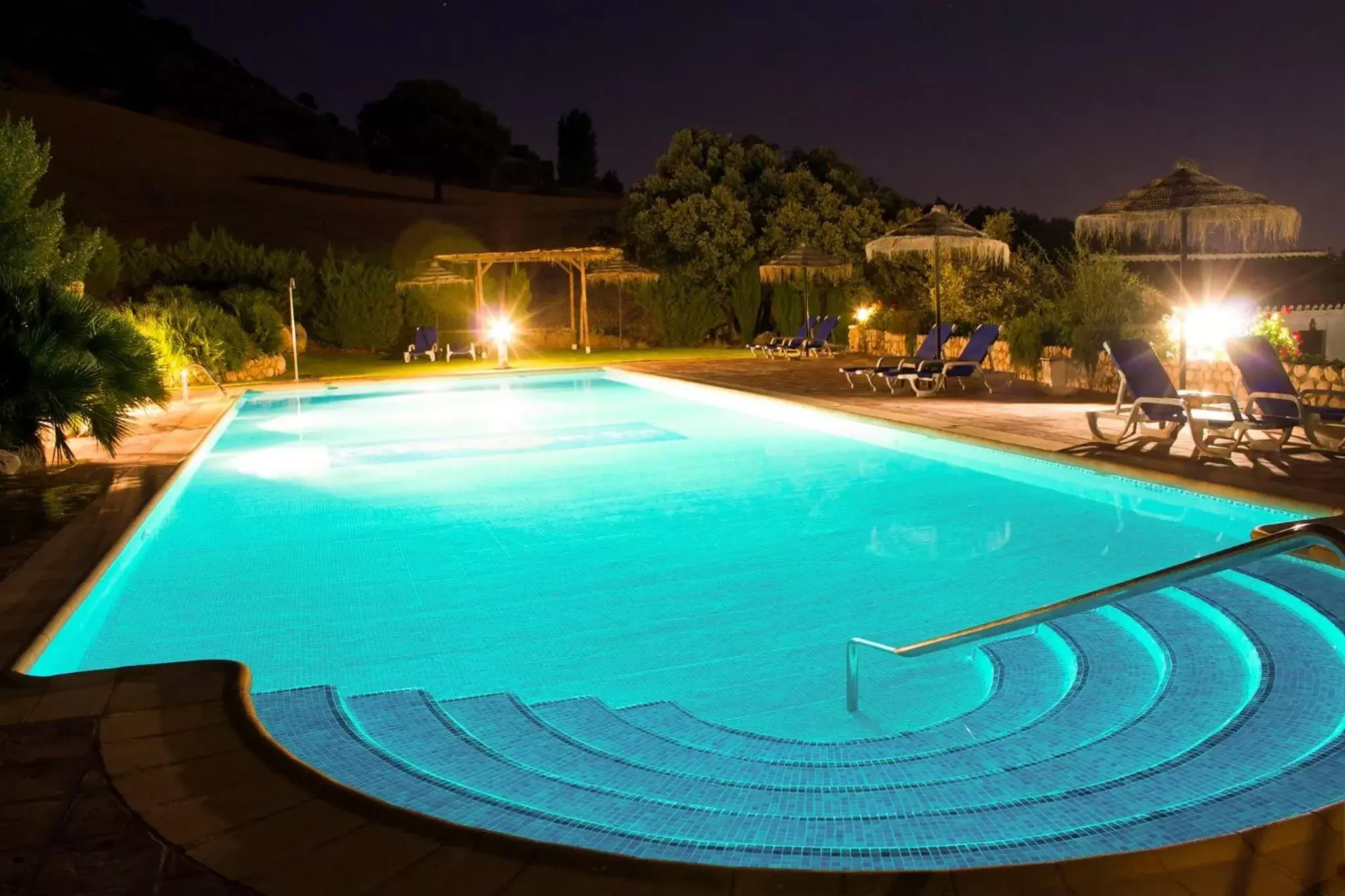 Night, Swimming Pool in La Fuente del Sol Hotel & Spa