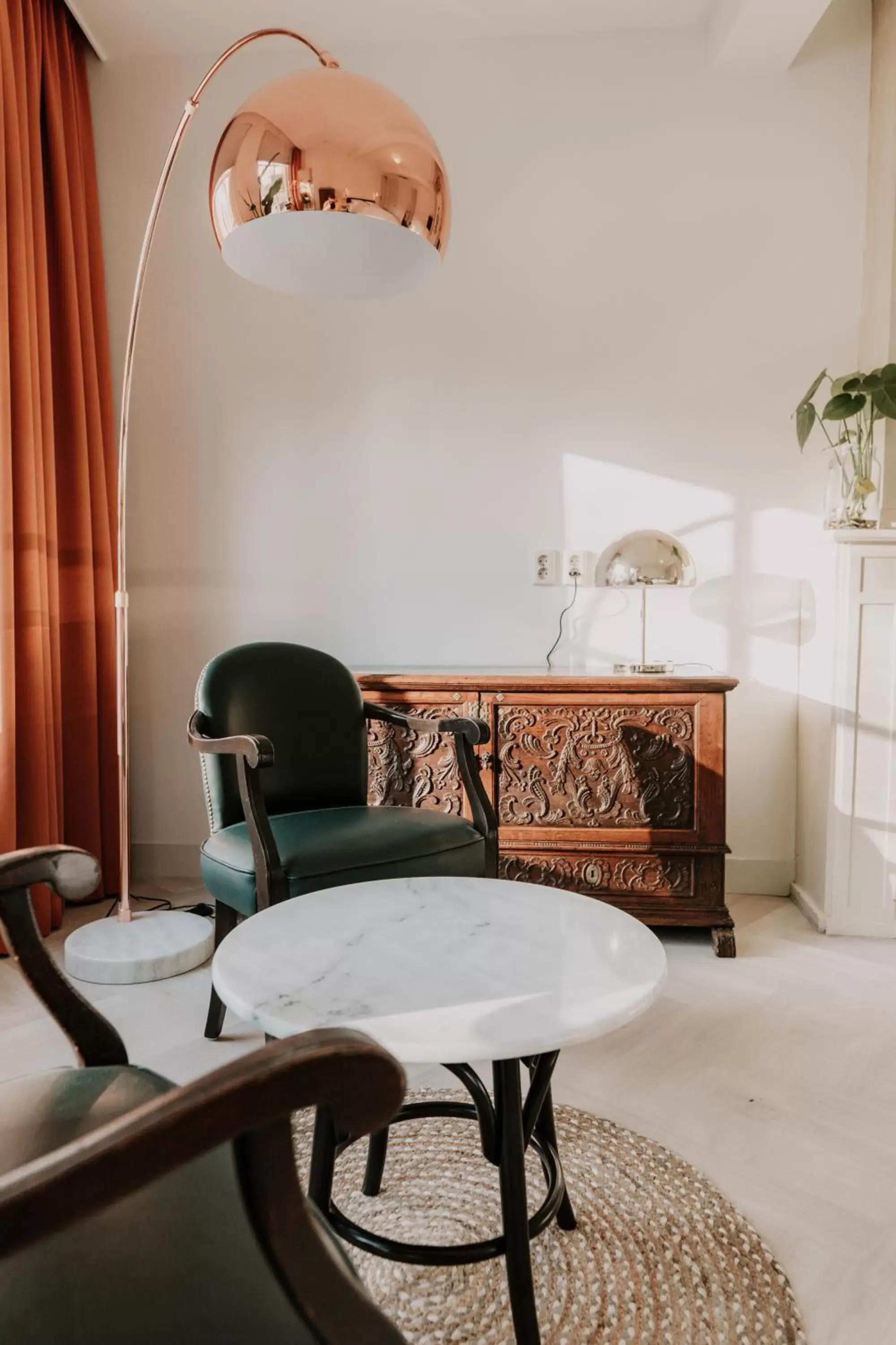 Seating Area in Brass