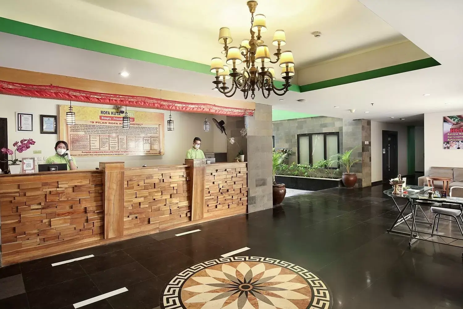 Lobby or reception in Rofa Kuta Hotel - CHSE Certified Lobby or reception in Rofa Kuta Hotel - CHSE Certified