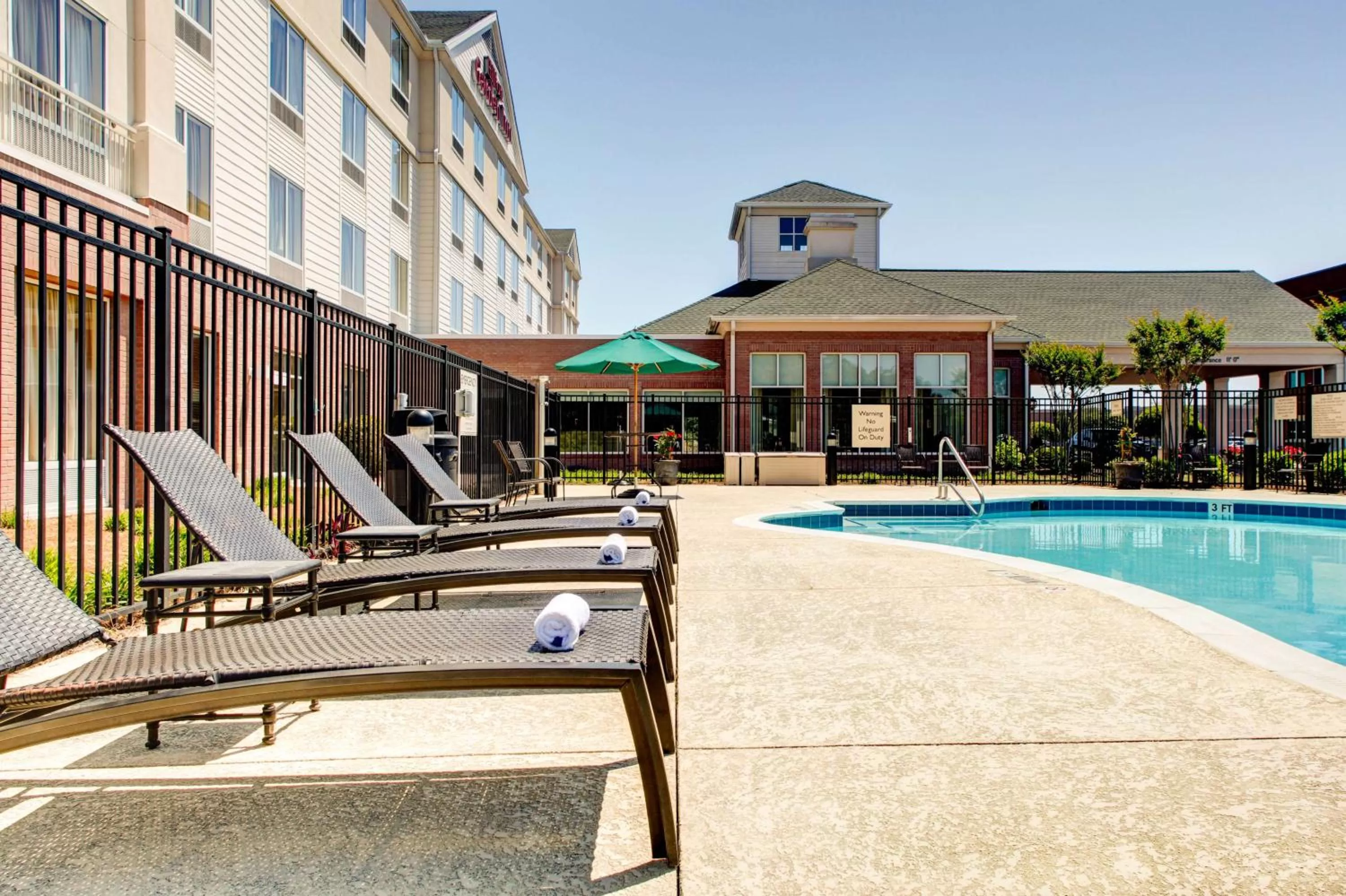 Pool view in Hilton Garden Inn Wilmington Mayfaire Town Center