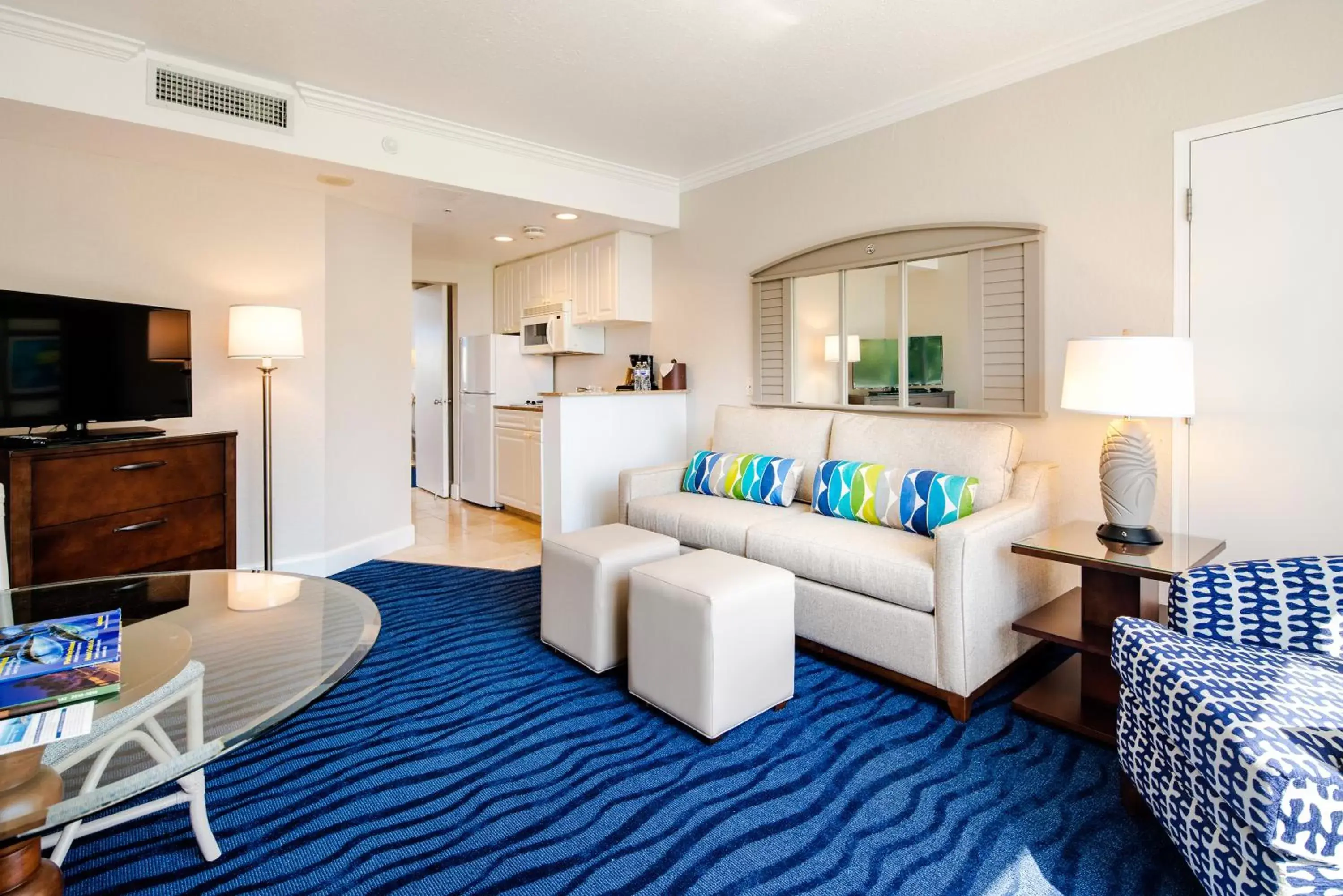 Living room, Seating Area in RumFish Beach Resort by TradeWinds