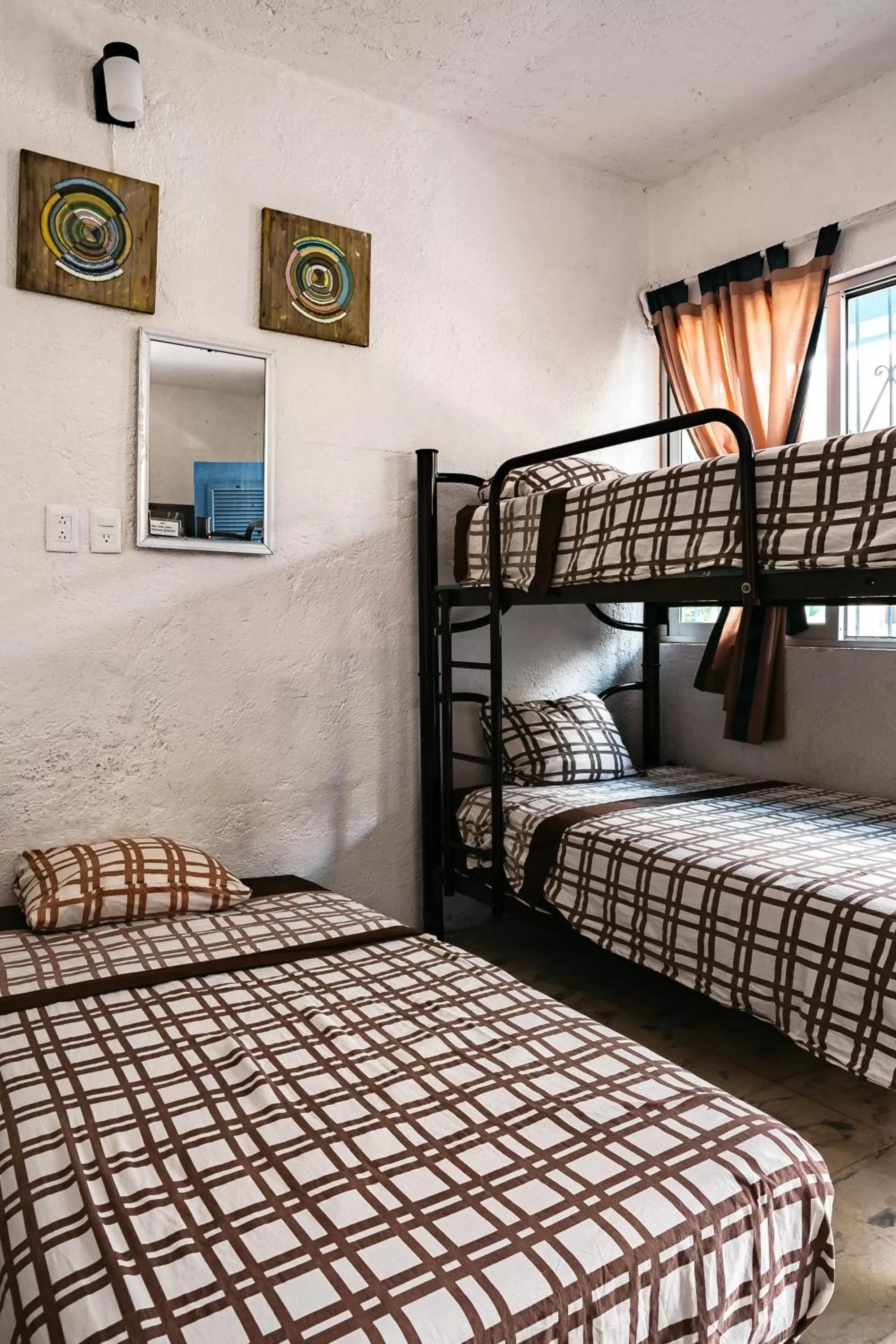 Bed in Hotel Posada Edem