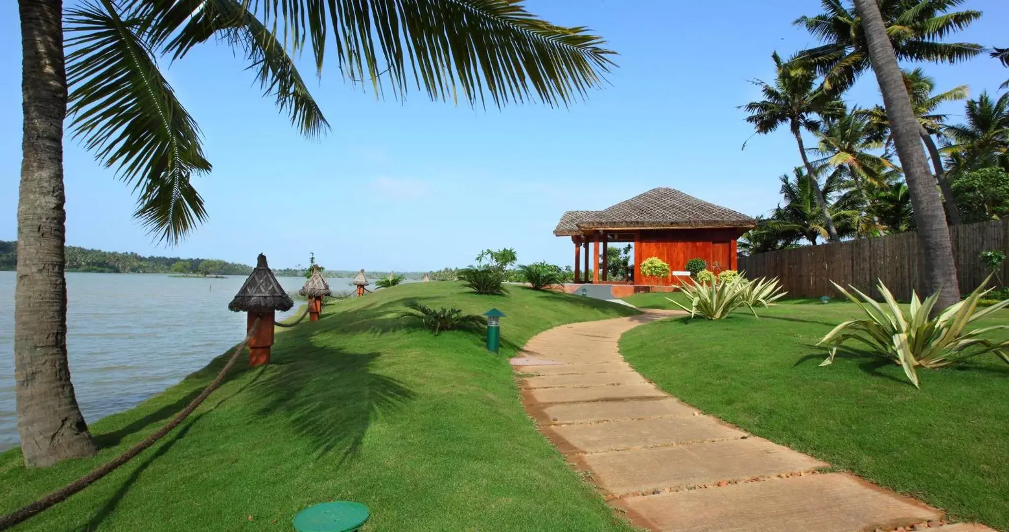 View (from property/room), Garden in Fragrant Nature Backwater Resort & Ayurveda Spa Kollam