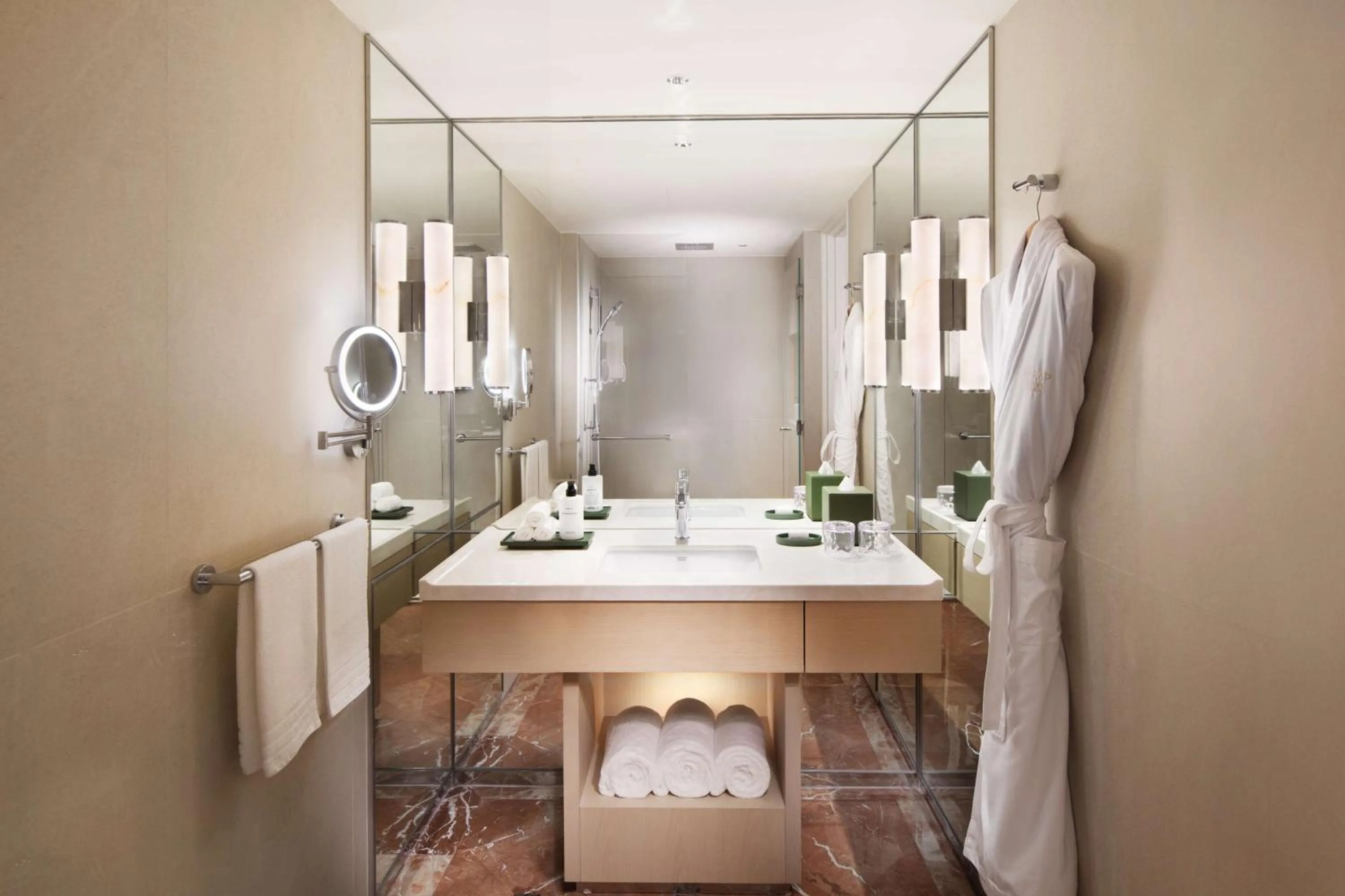 Bathroom in Conrad Singapore Orchard