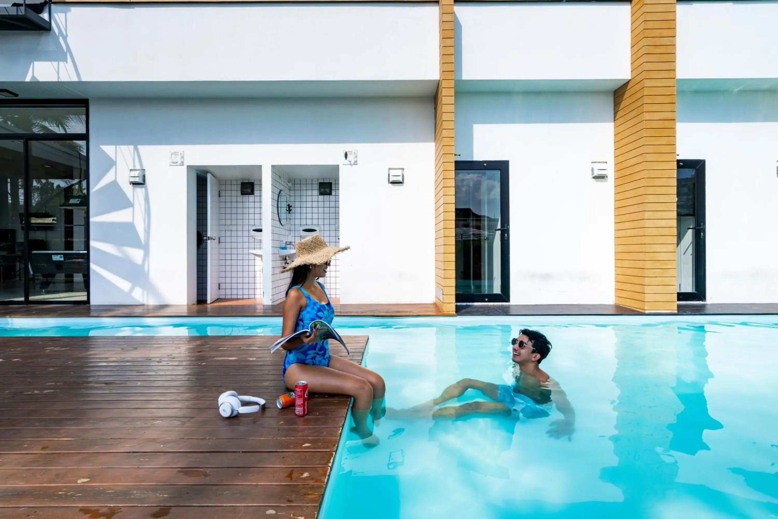 Pool view in Book a Bed Poshtel - SHA Plus Pool view in Book a Bed Poshtel - SHA Plus