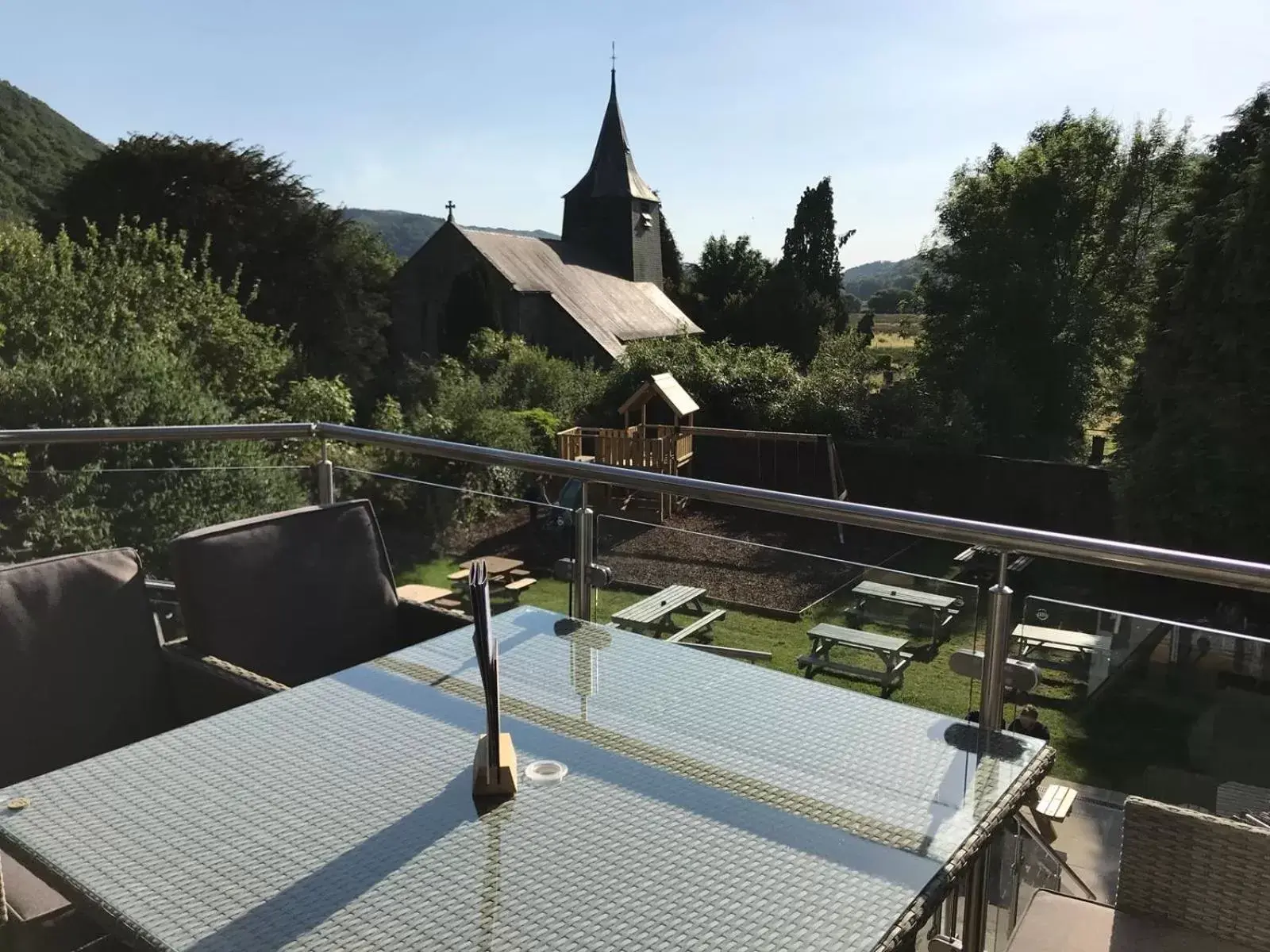 Balcony/Terrace in Grapes Hotel, Bar & Restaurant