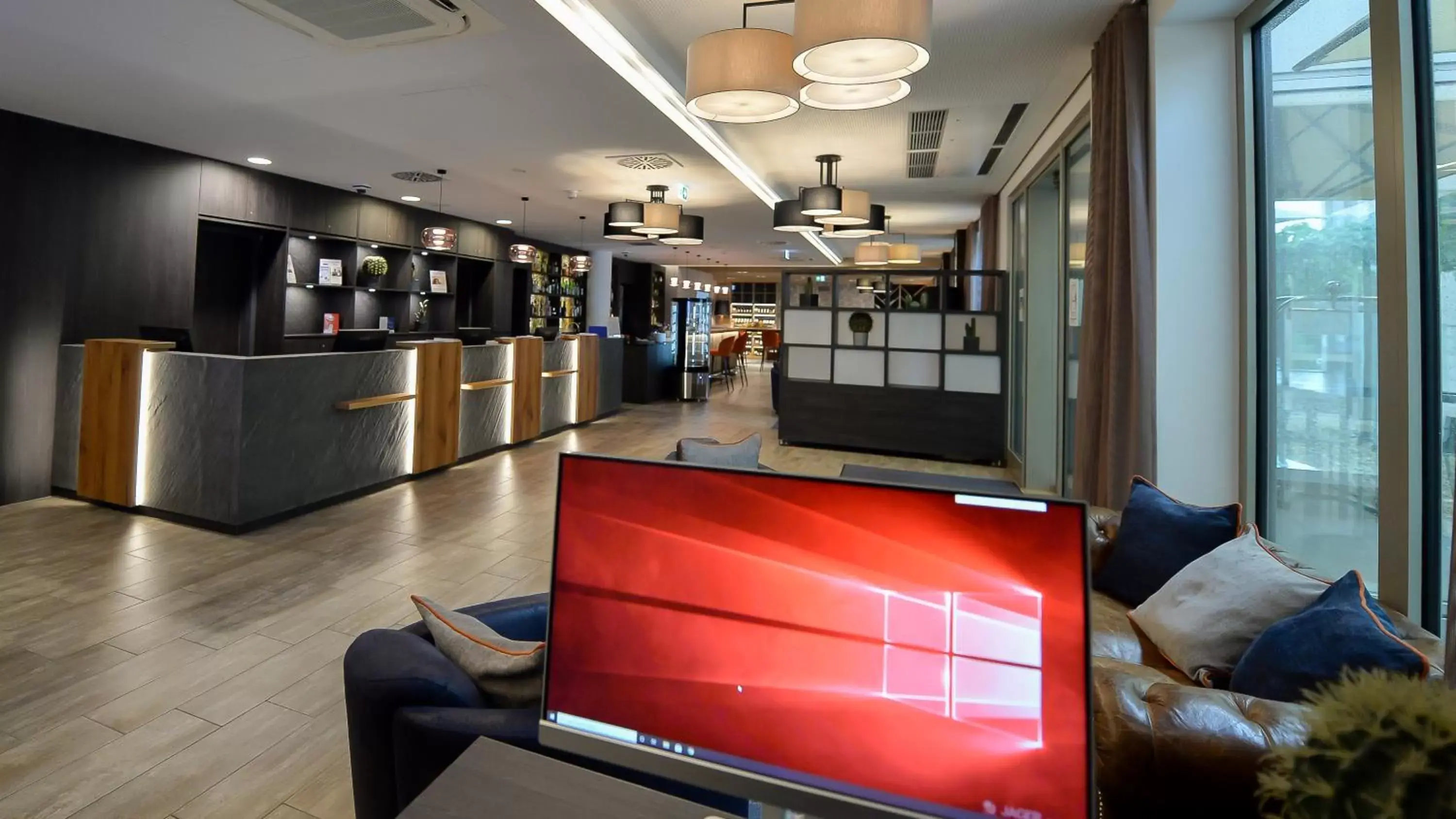 Lounge or bar, Lobby/Reception in Best Western Hotel Wiesbaden