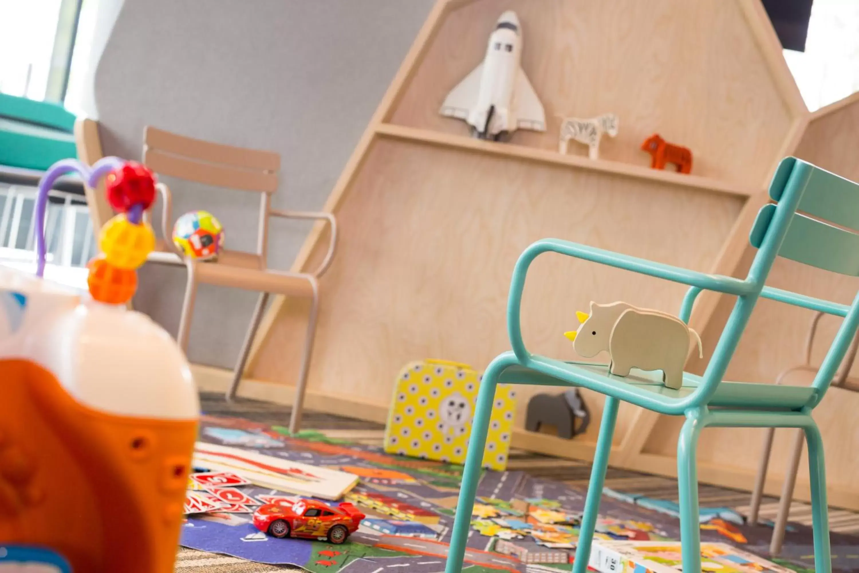 Children play ground in ibis Styles Paris Charles de Gaulle Airport