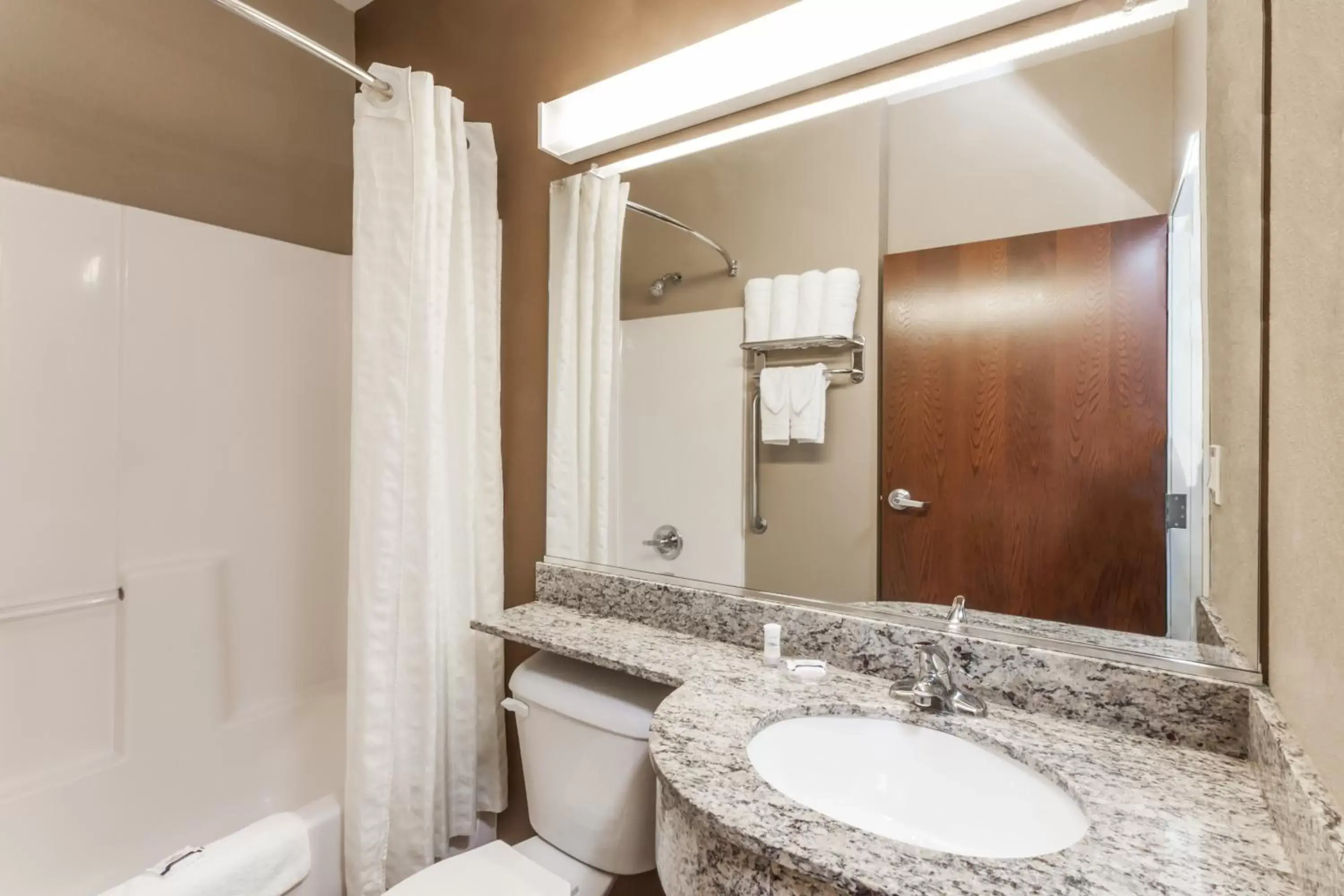 Bathroom in Microtel Inn & Suites by Wyndham Michigan City
