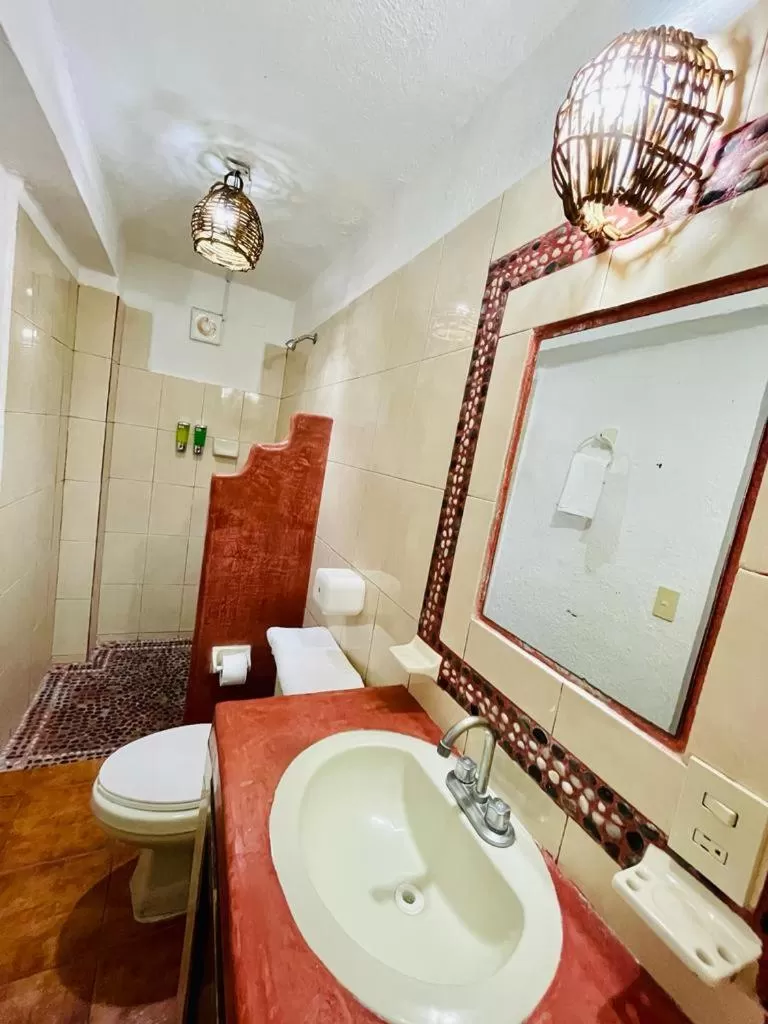 Bathroom in Hotel Casa de la Palma Bed & Breakfast