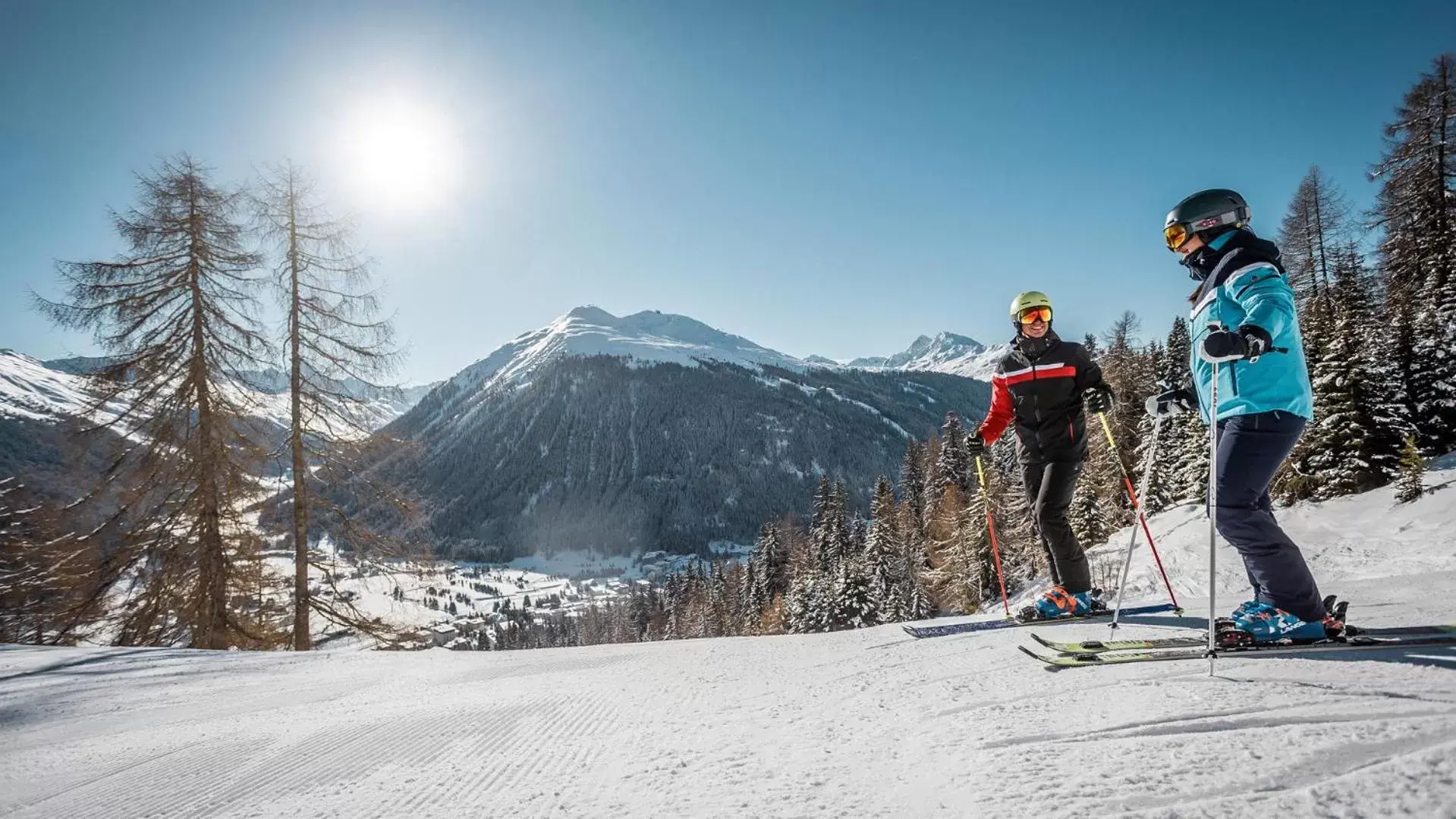 Winter, Skiing in Madrisa Lodge