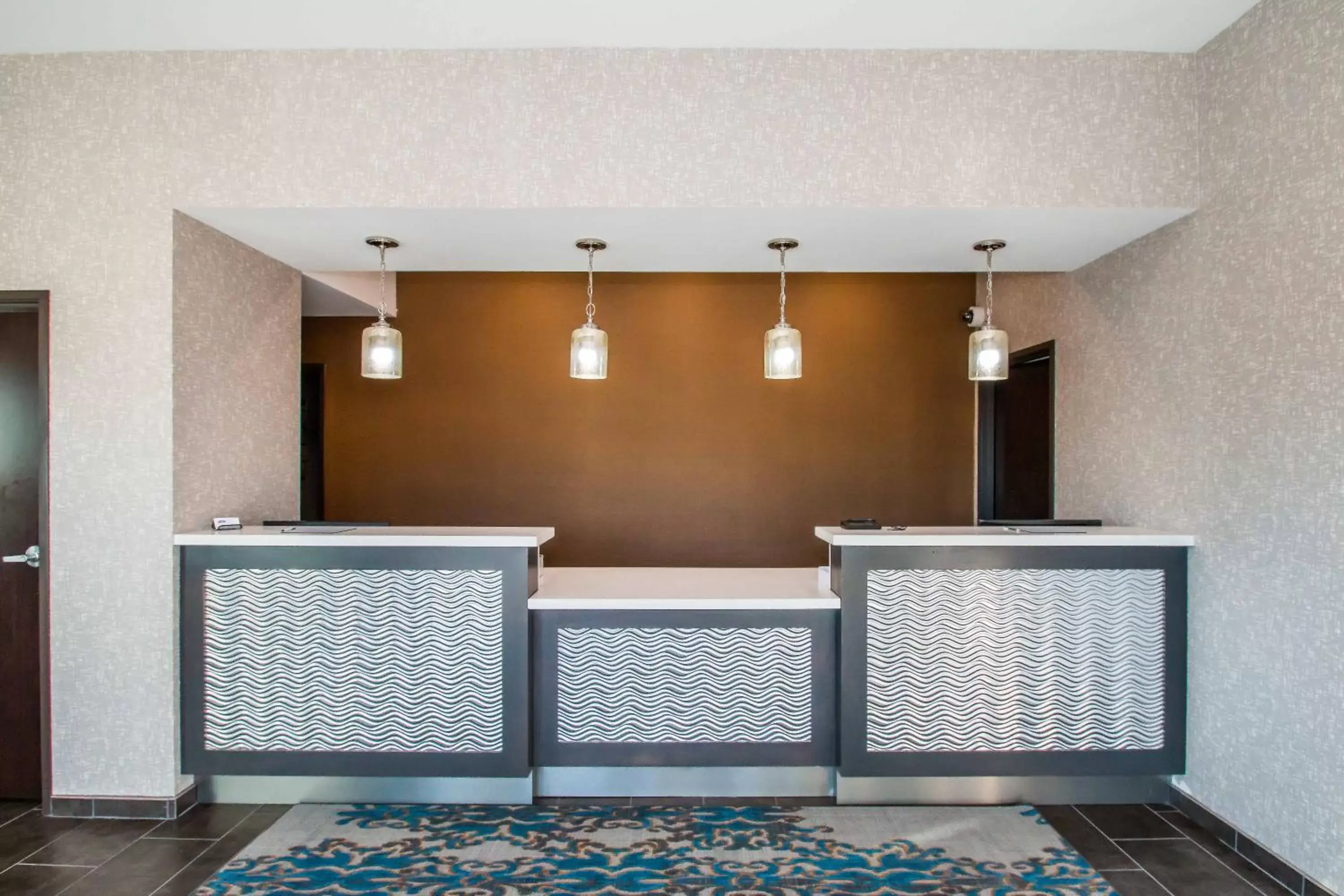 Lobby or reception in Executive Inn Fort Worth West Lobby or reception in Executive Inn Fort Worth West