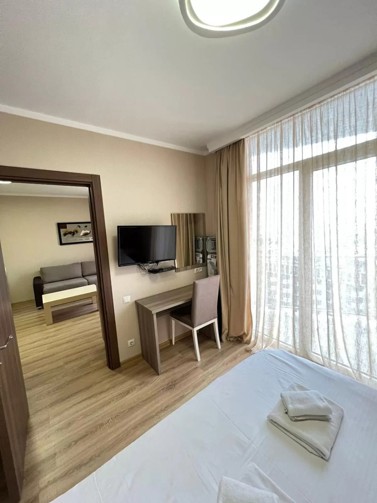 Bed in Holiday Lux Sea Towers Batumi
