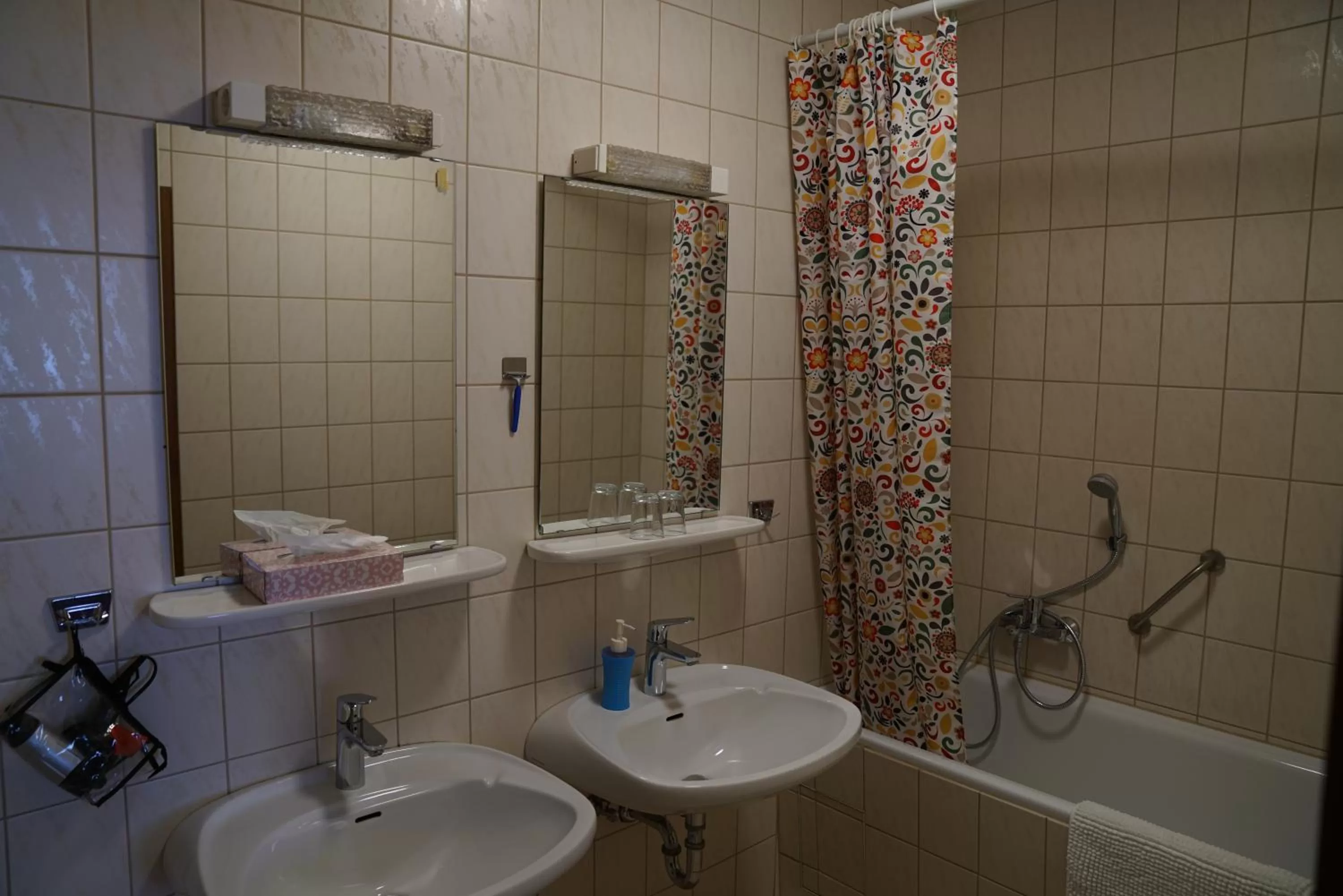 Bathroom in Hotel zum Grafen Hallermunt