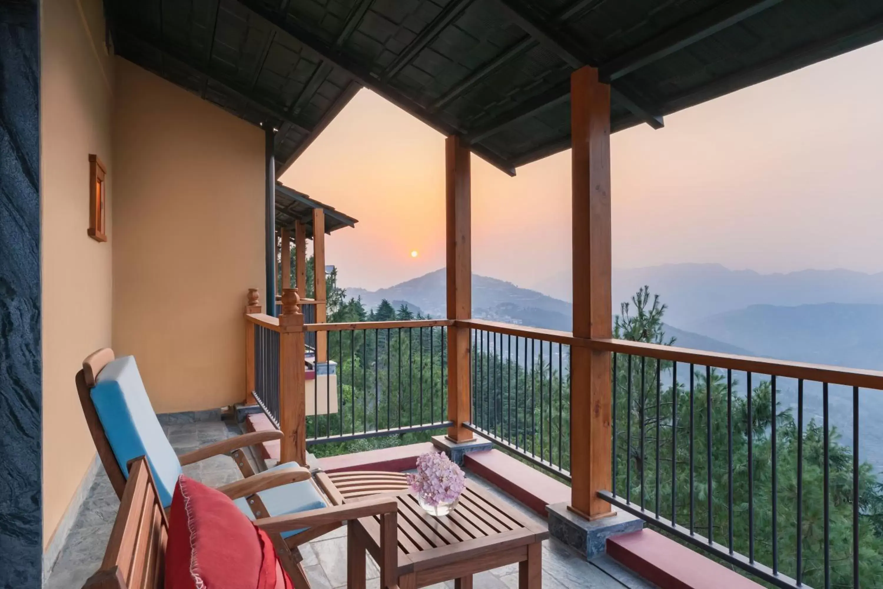 Balcony/Terrace in Taj Theog Resort & Spa Shimla