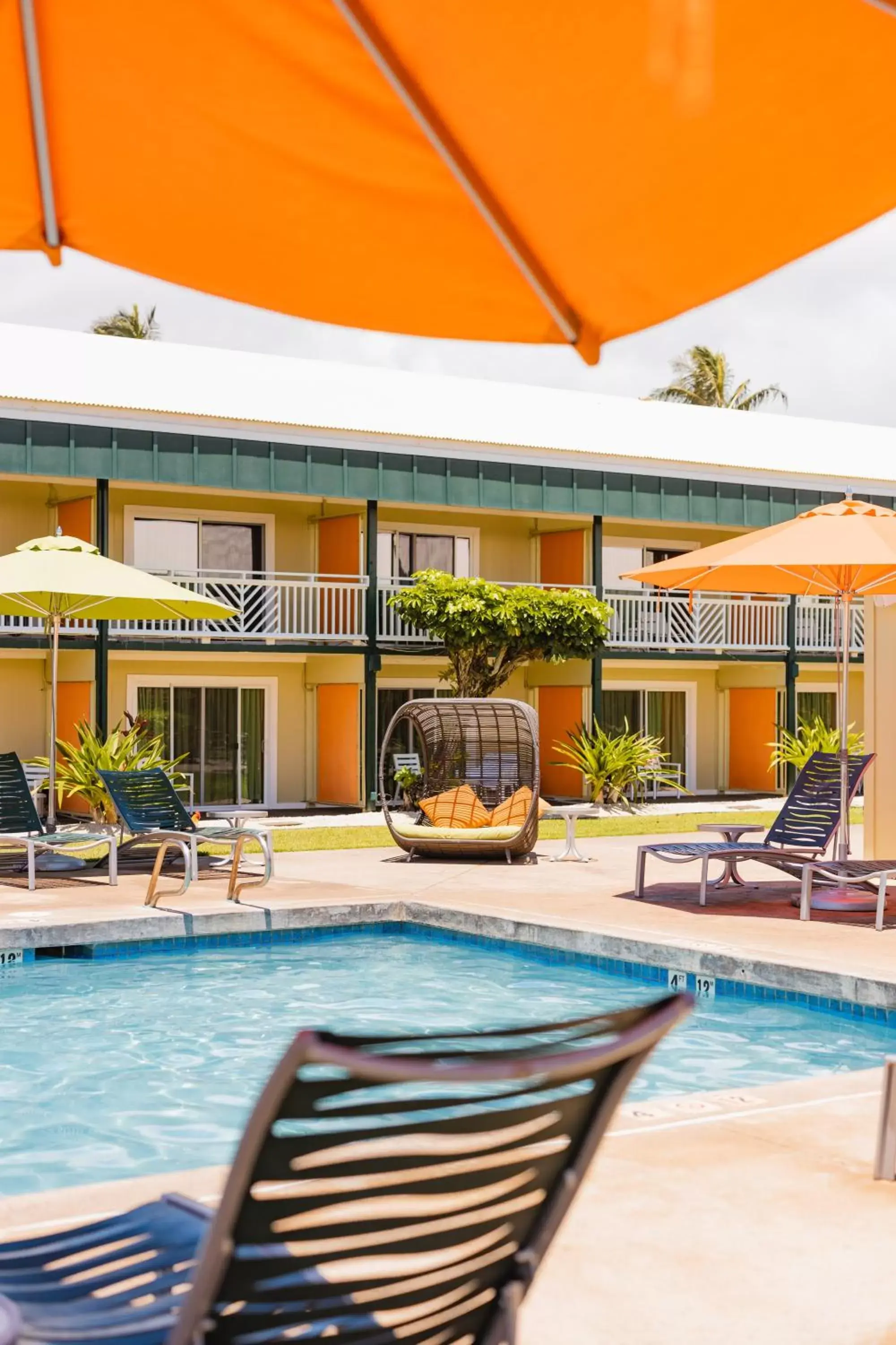 Property building, Swimming Pool in Kauai Shores Hotel