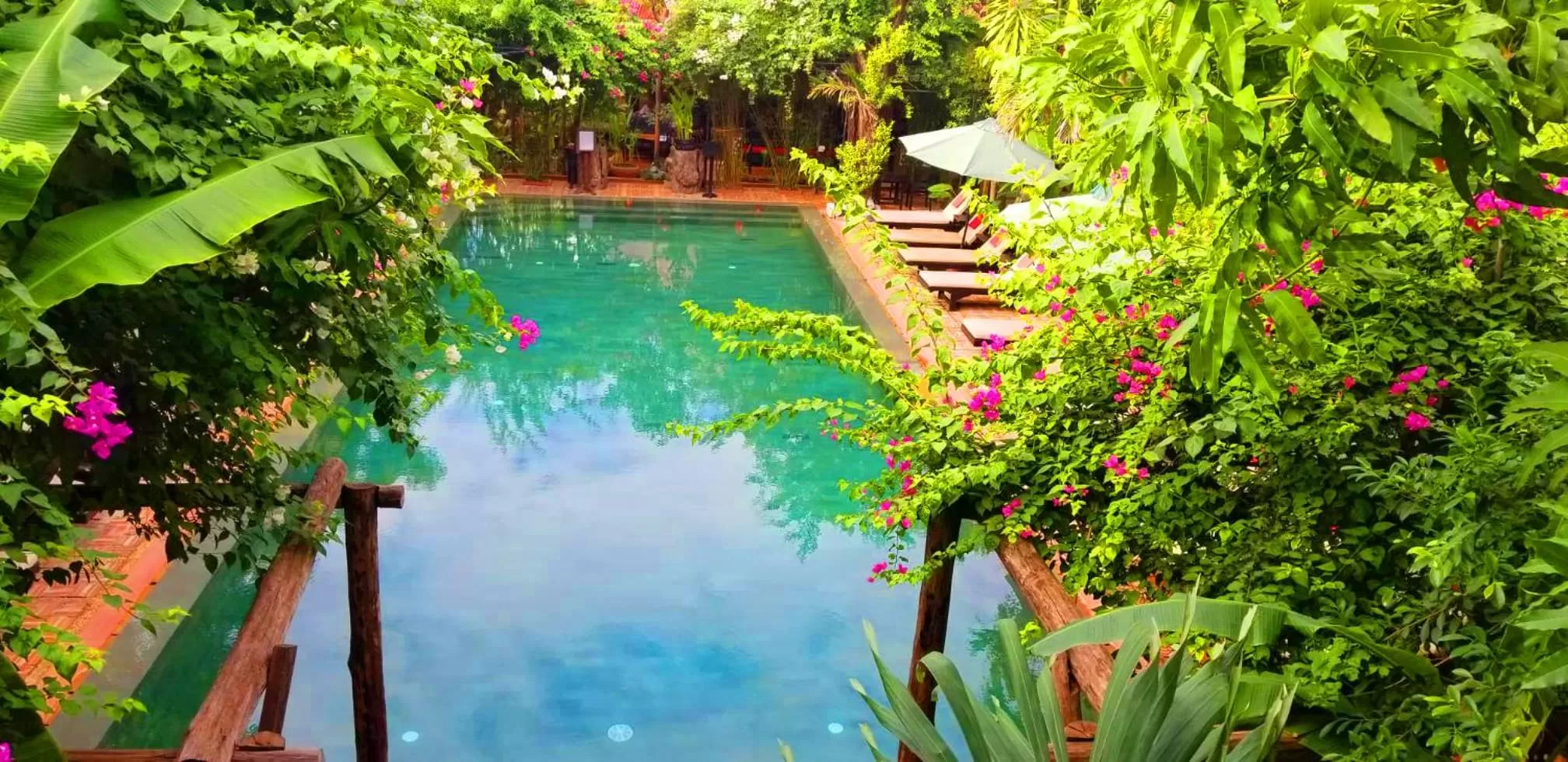 Swimming pool in La Niche D'angkor Boutique Hotel