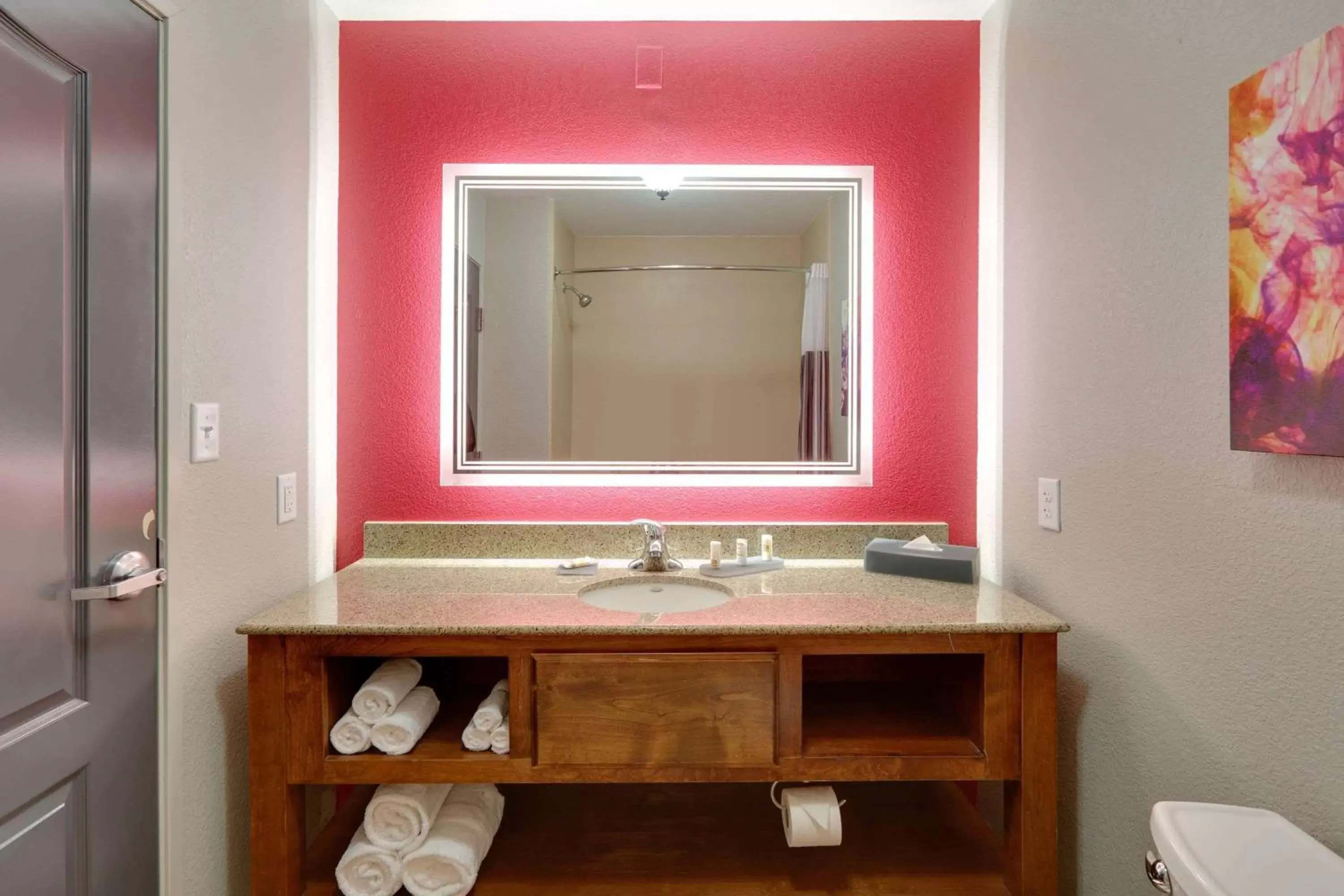 Bathroom in La Quinta by Wyndham Dallas Love Field