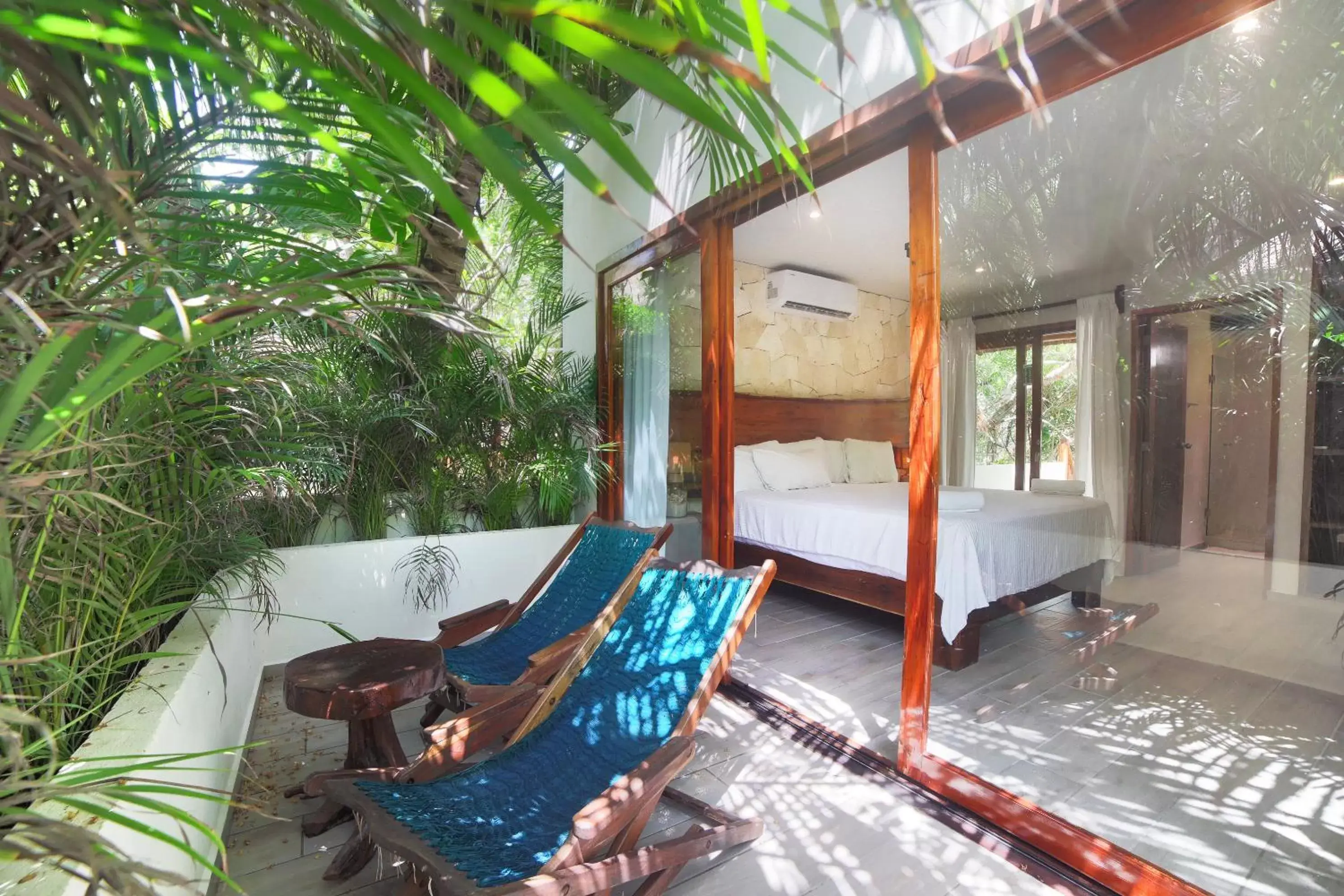 Patio in Playa Canek Beachfront Eco Hotel