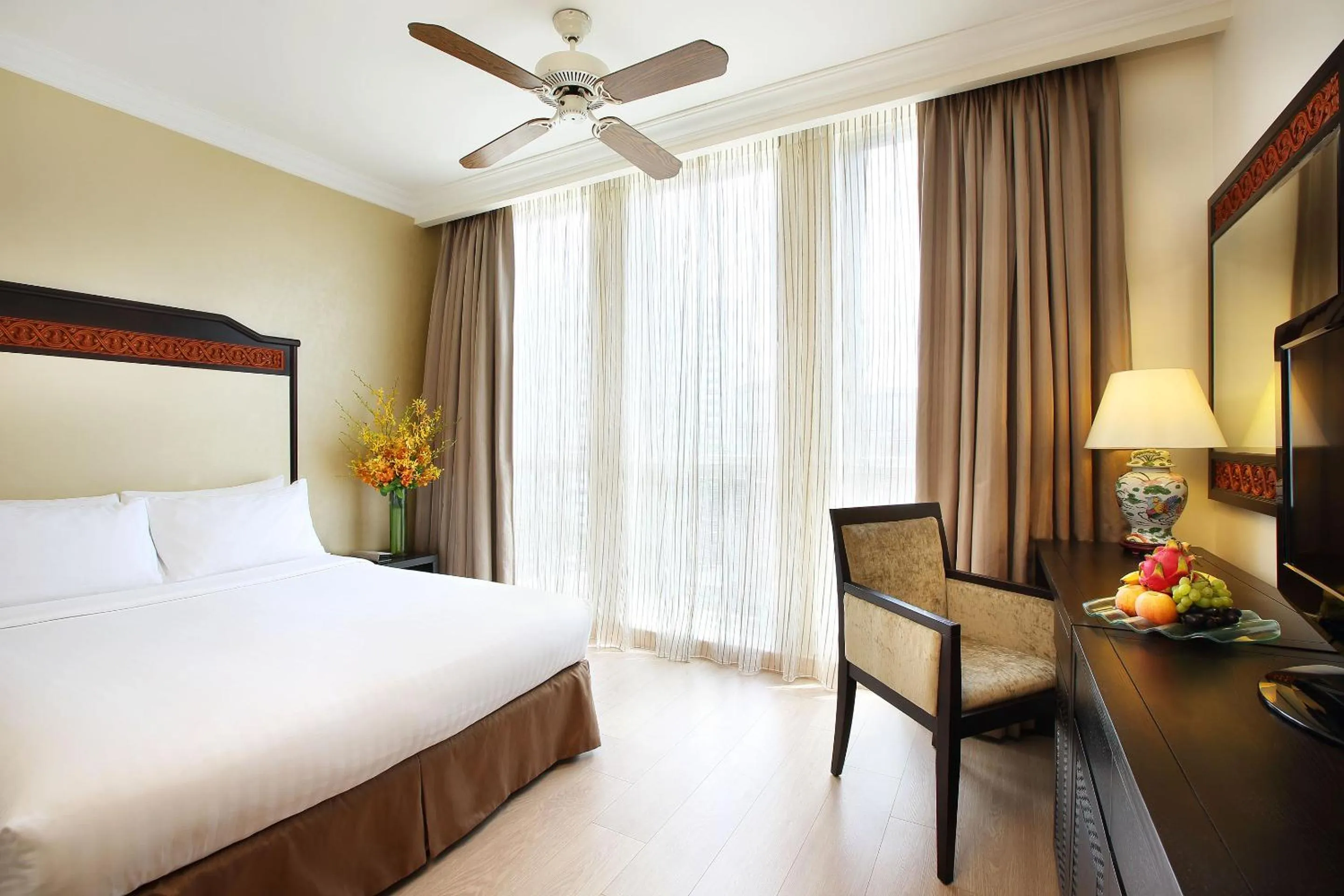 Bed in Village Hotel Albert Court by Far East Hospitality