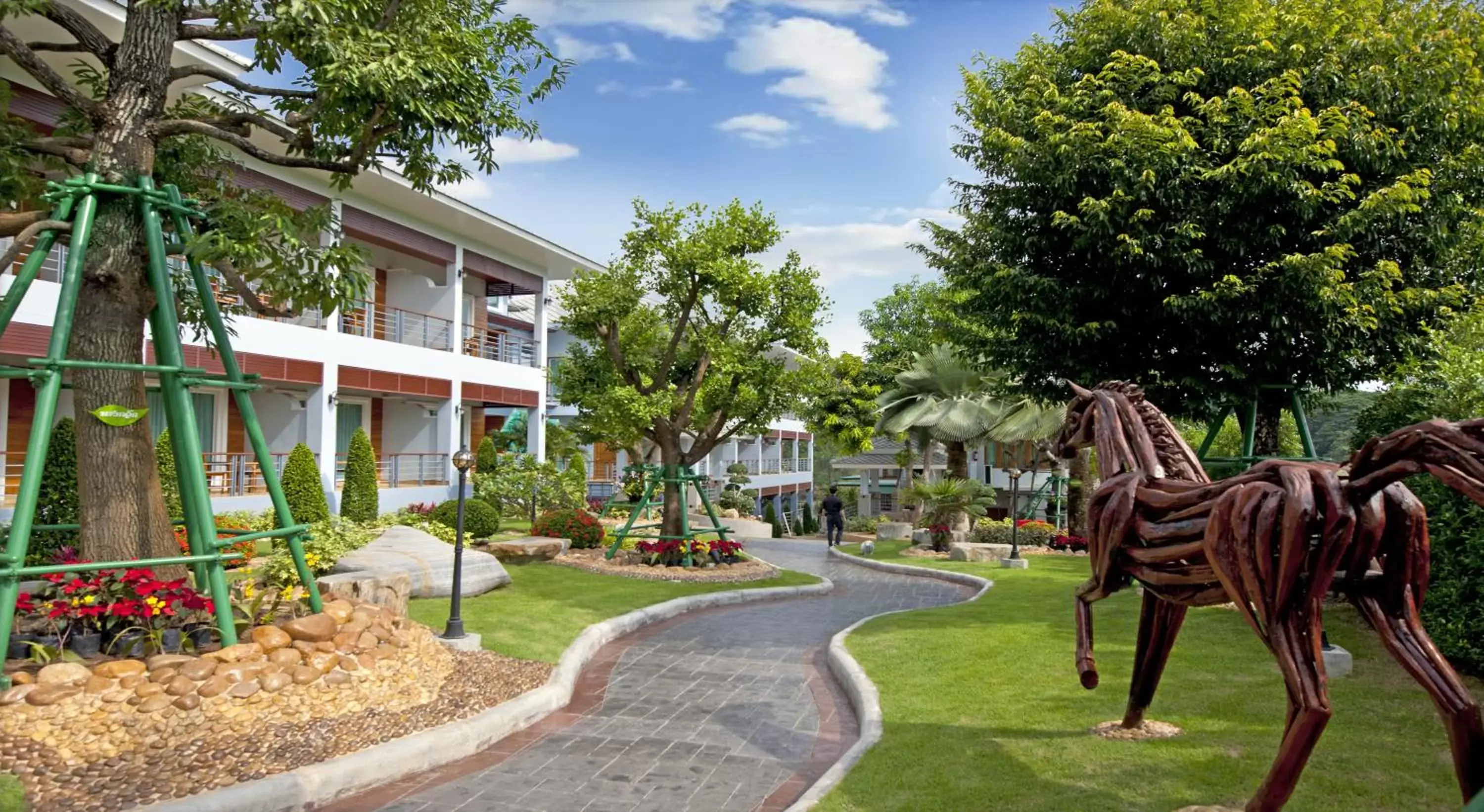 Natural landscape in Princess River Kwai Hotel