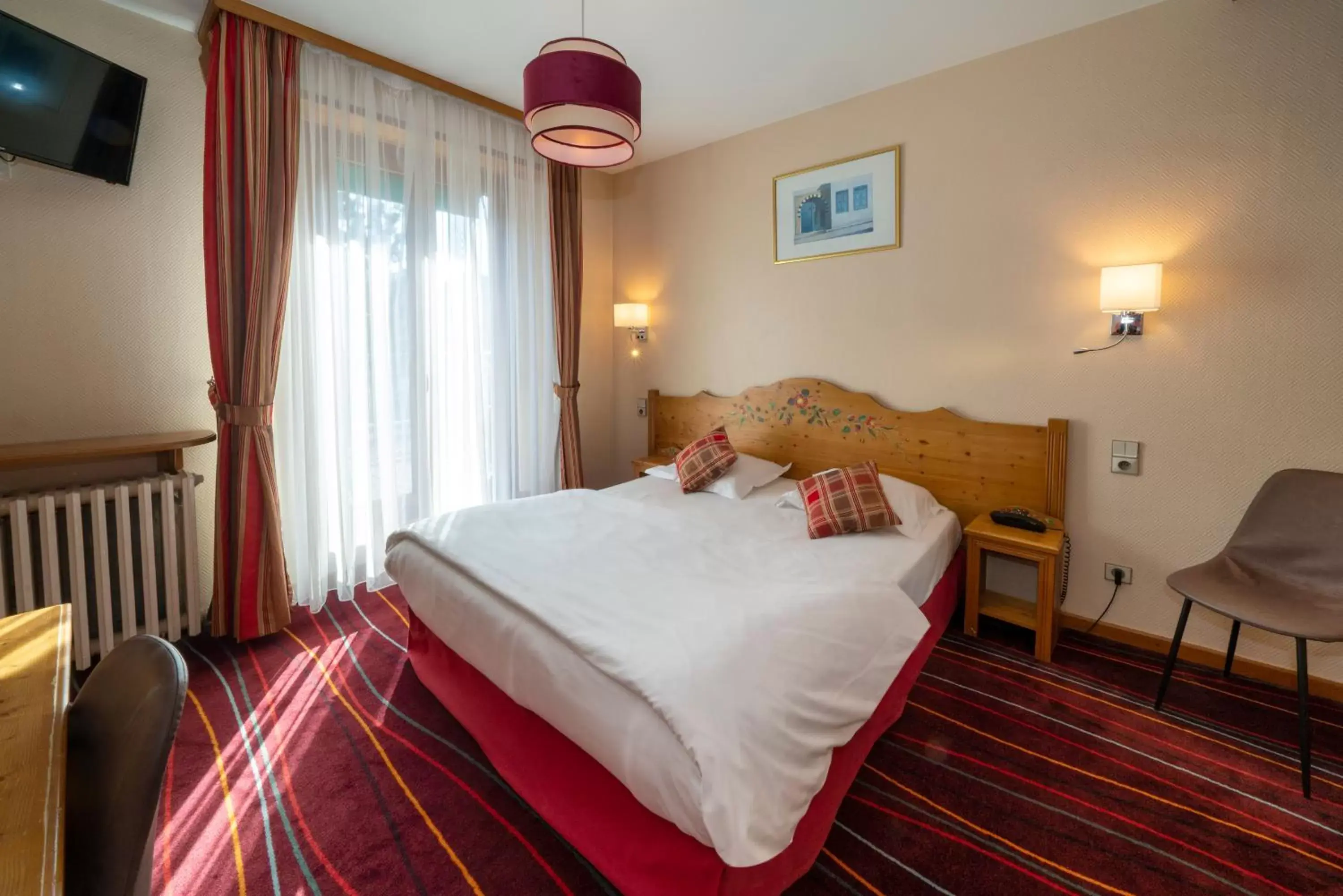 Bedroom, Bed in Hôtel du Parc, Restaurant, Spa & Wellness Bedroom, Bed in Hôtel du Parc, Restaurant, Spa & Wellness