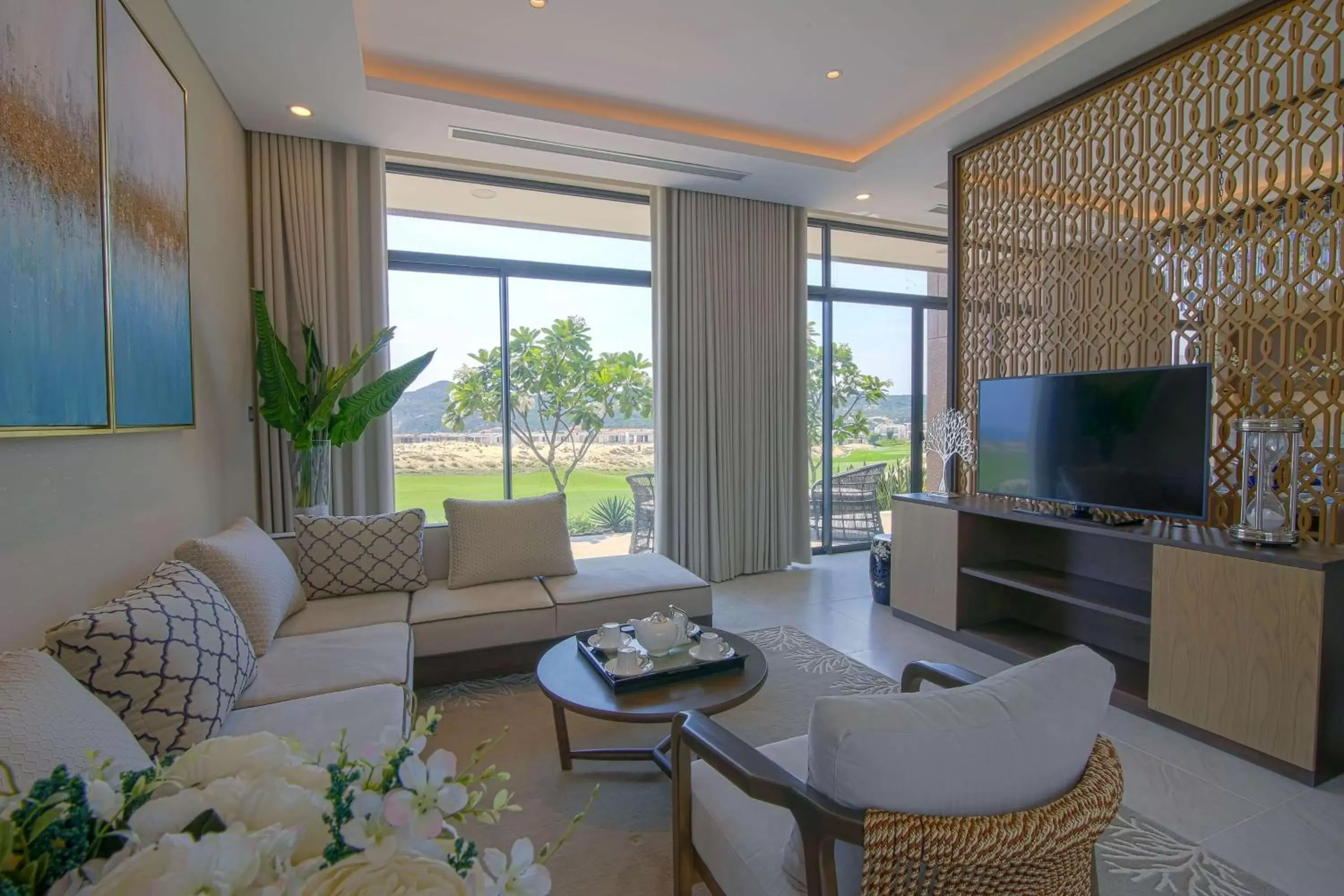 Living room, Seating Area in Wyndham Grand KN Paradise Cam Ranh