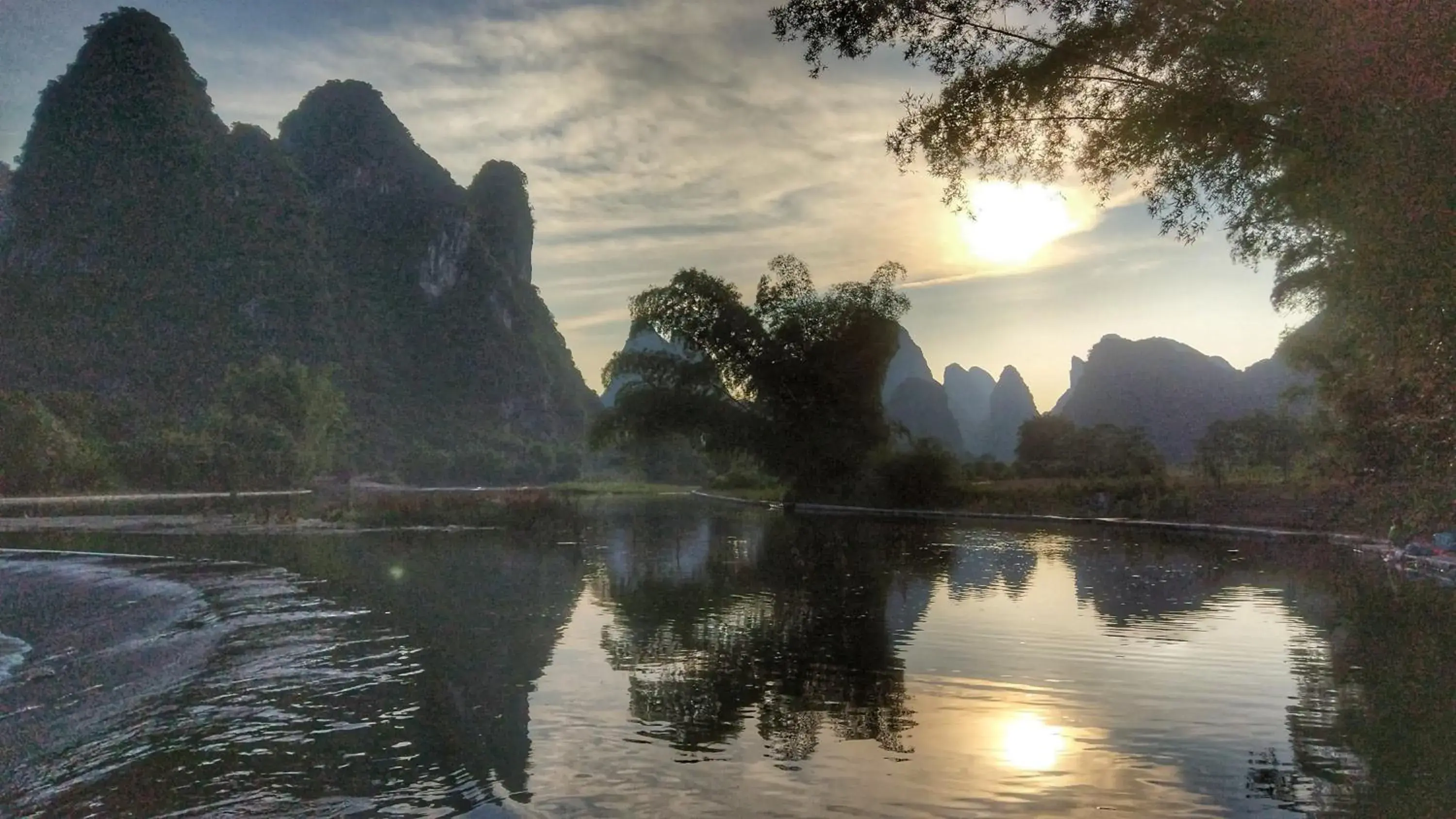 Natural landscape in Yangshuo Moondance Hotel