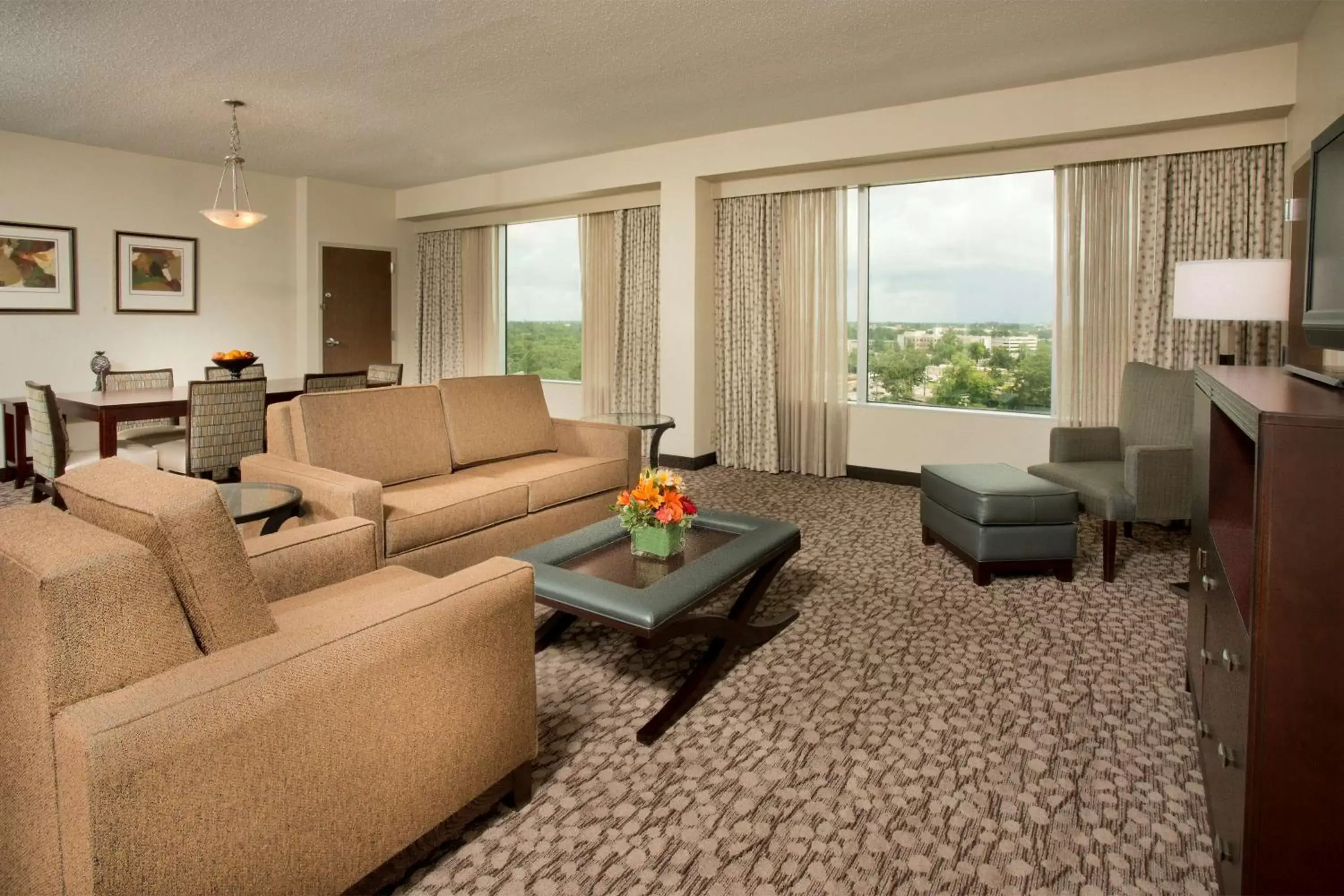 Living room, Seating Area in DoubleTree by Hilton Lafayette