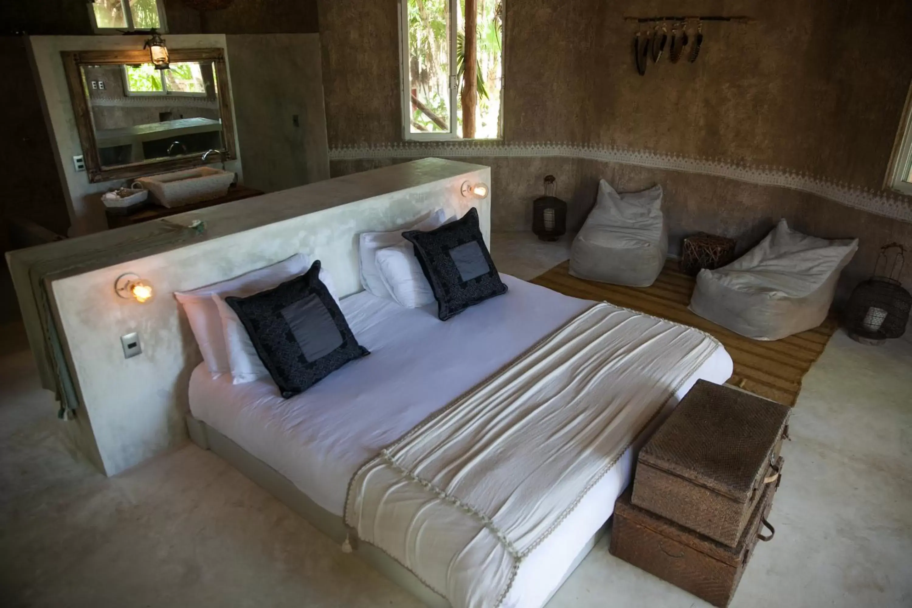 Bed in Nomade Tulum