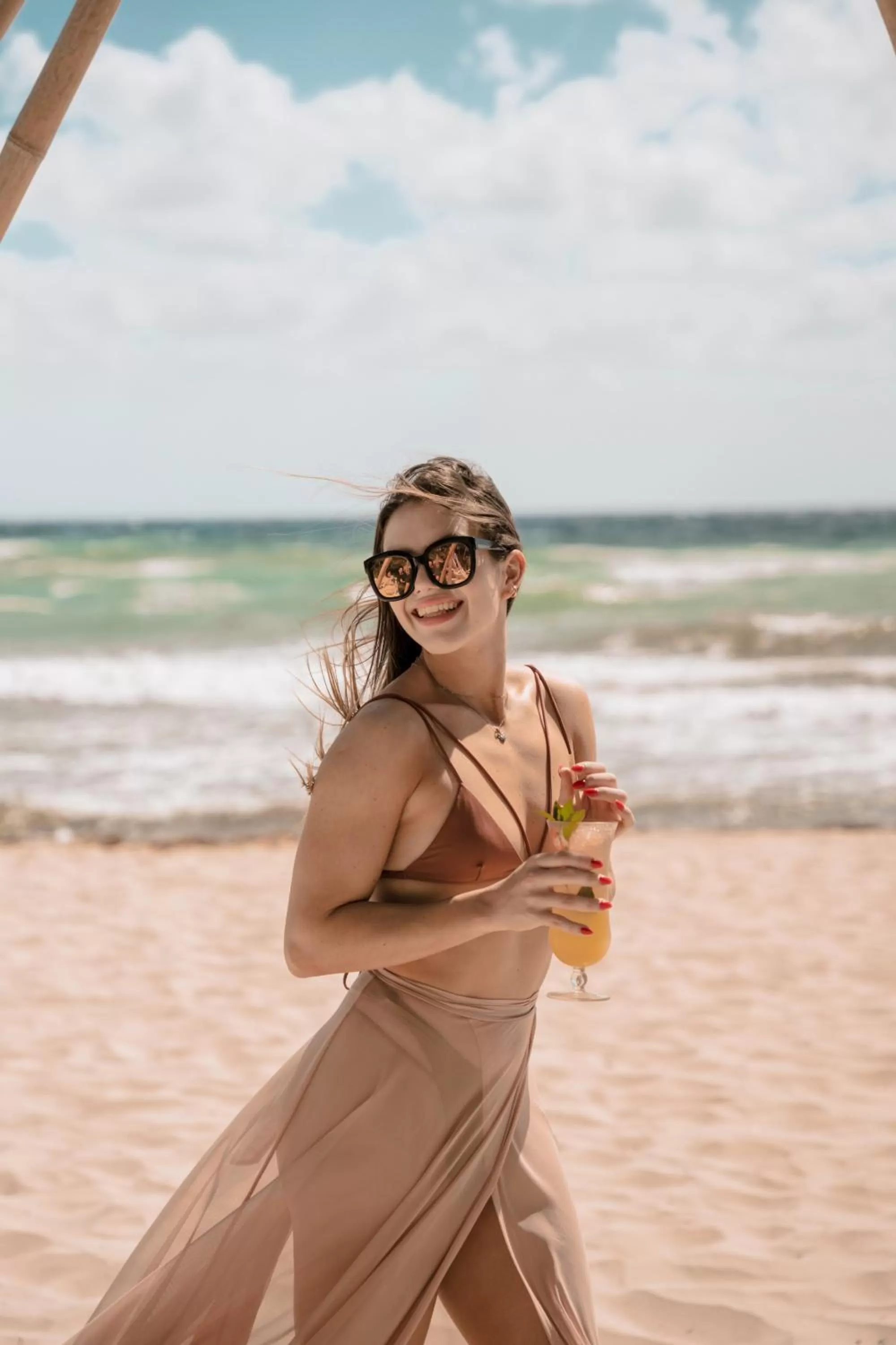 Beach in Petit Lafitte Beach Front Hotel & Bungalows