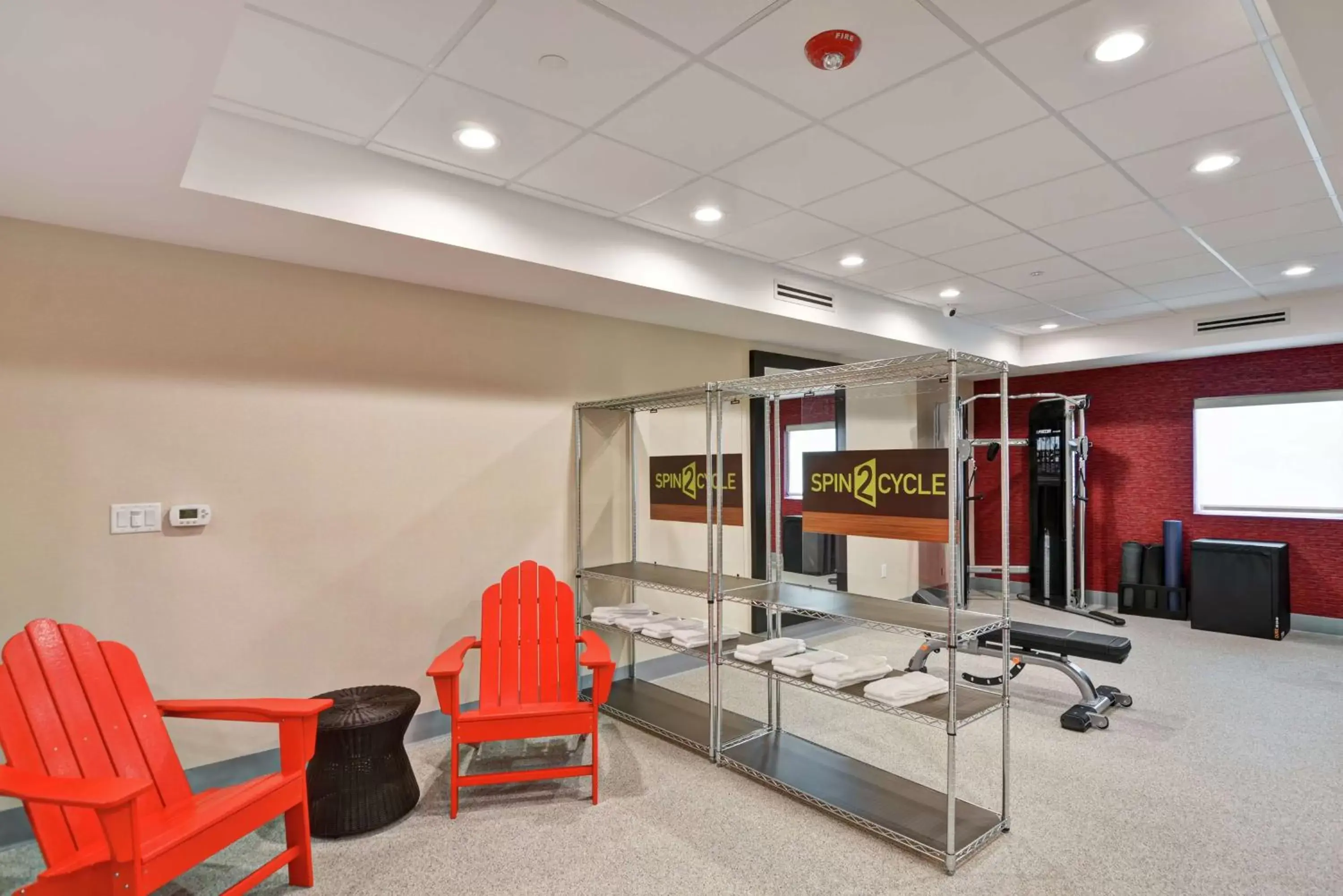 Fitness centre/facilities in Home2 Suites by Hilton La Porte