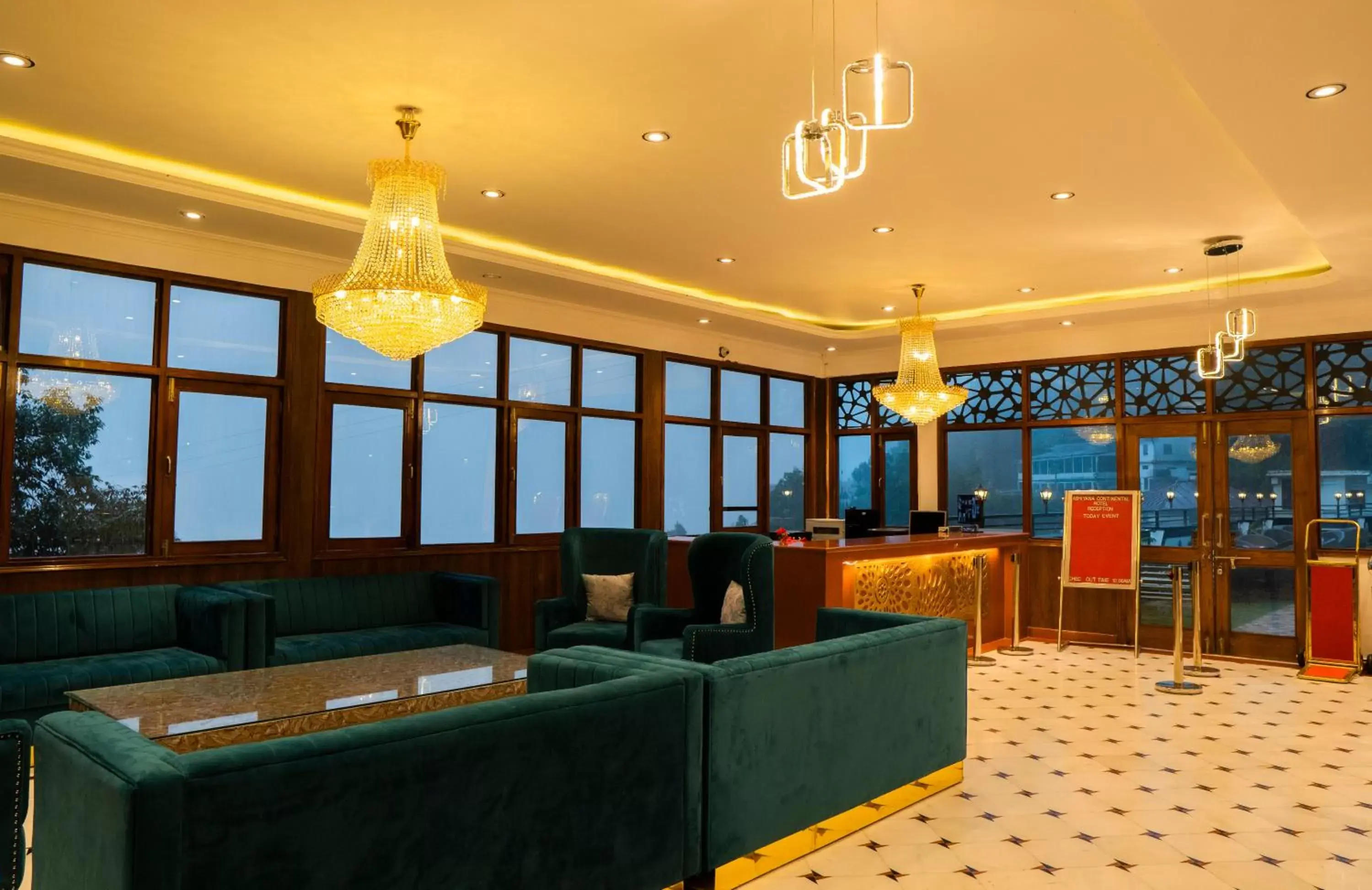 Lobby or reception in Pride Ashiyana Resort Mussoorie Lobby or reception in Pride Ashiyana Resort Mussoorie