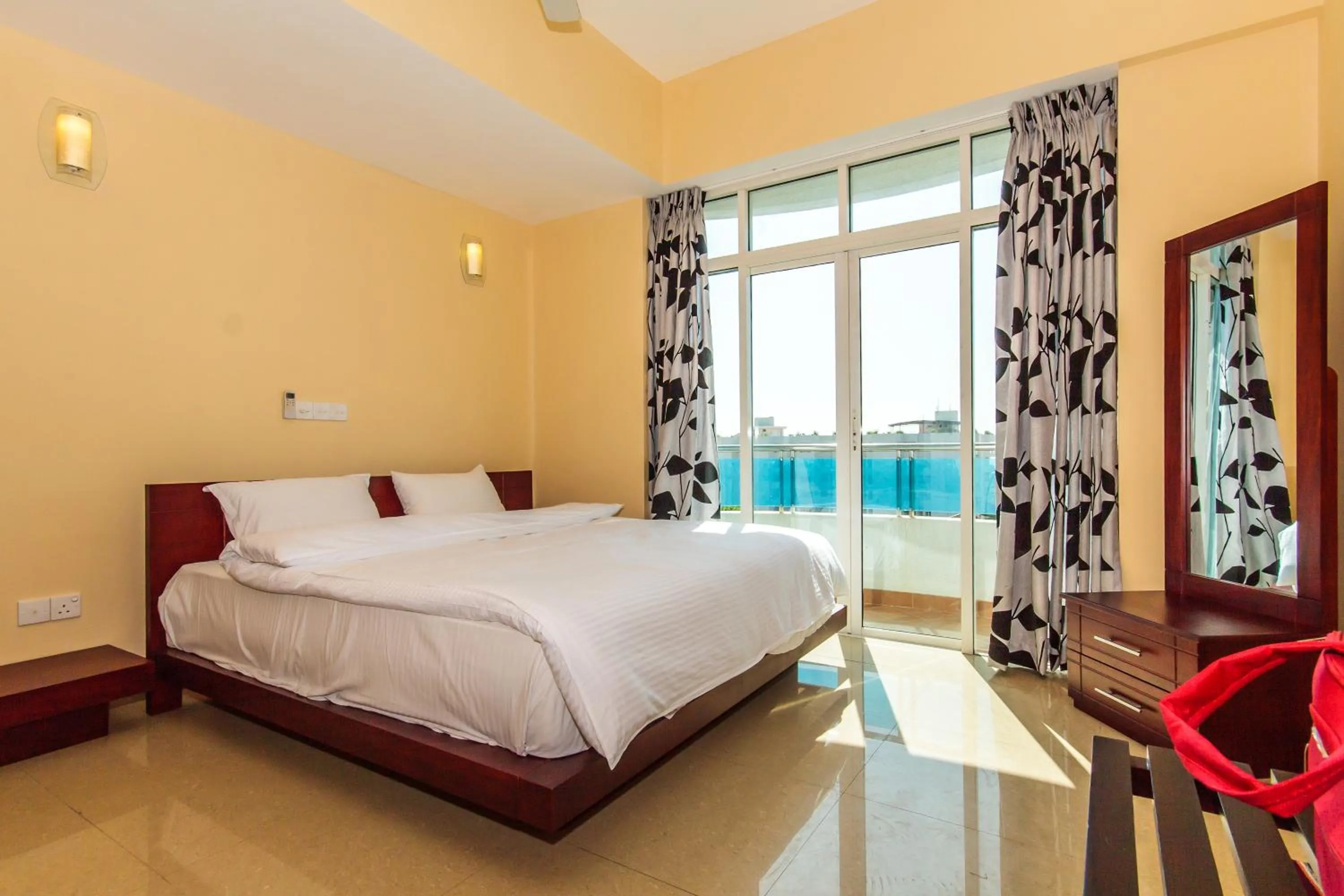 Bedroom, Bed in Supun Arcade Residency