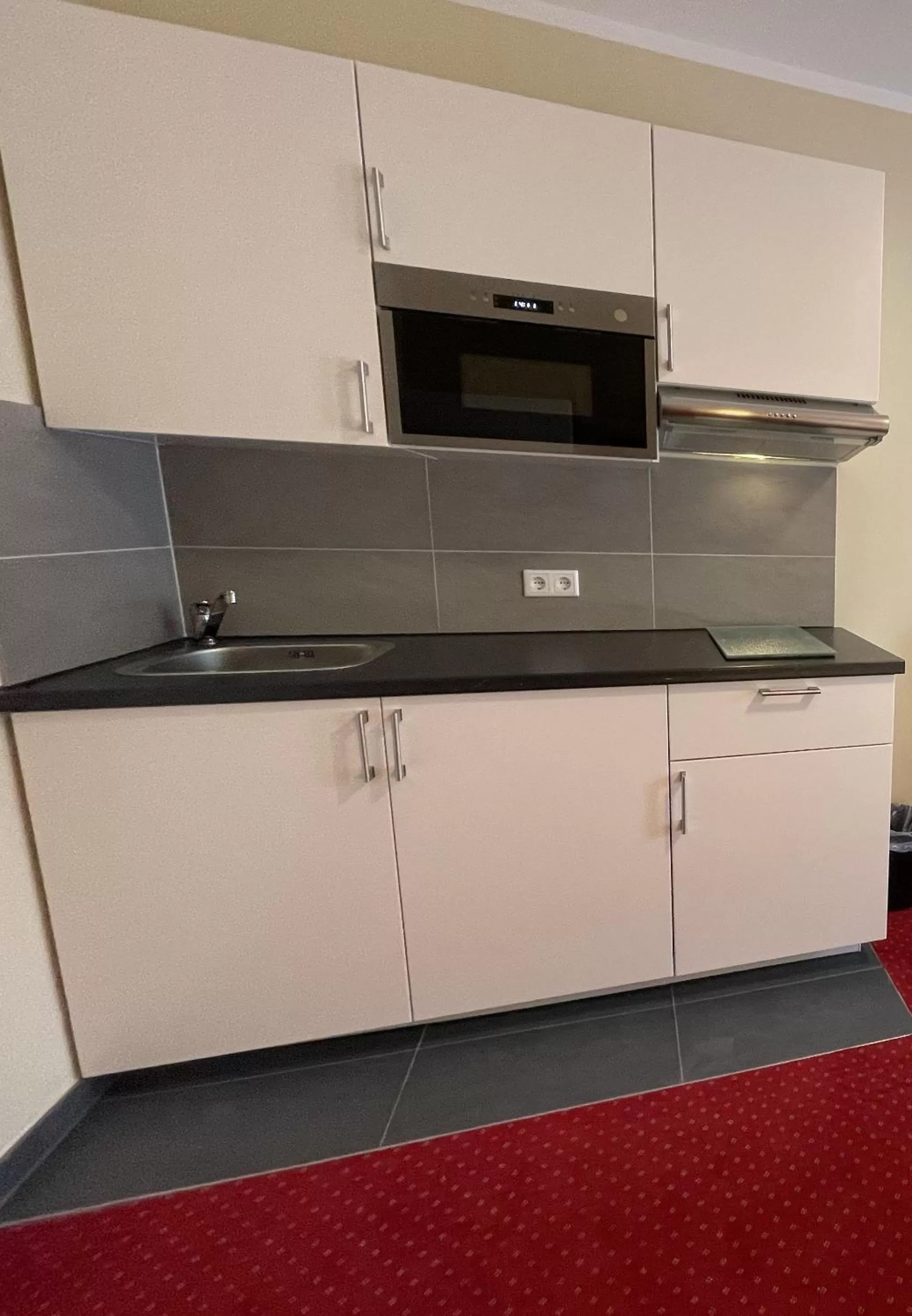 Kitchen or kitchenette in Palm Premium Hotel & Apartments